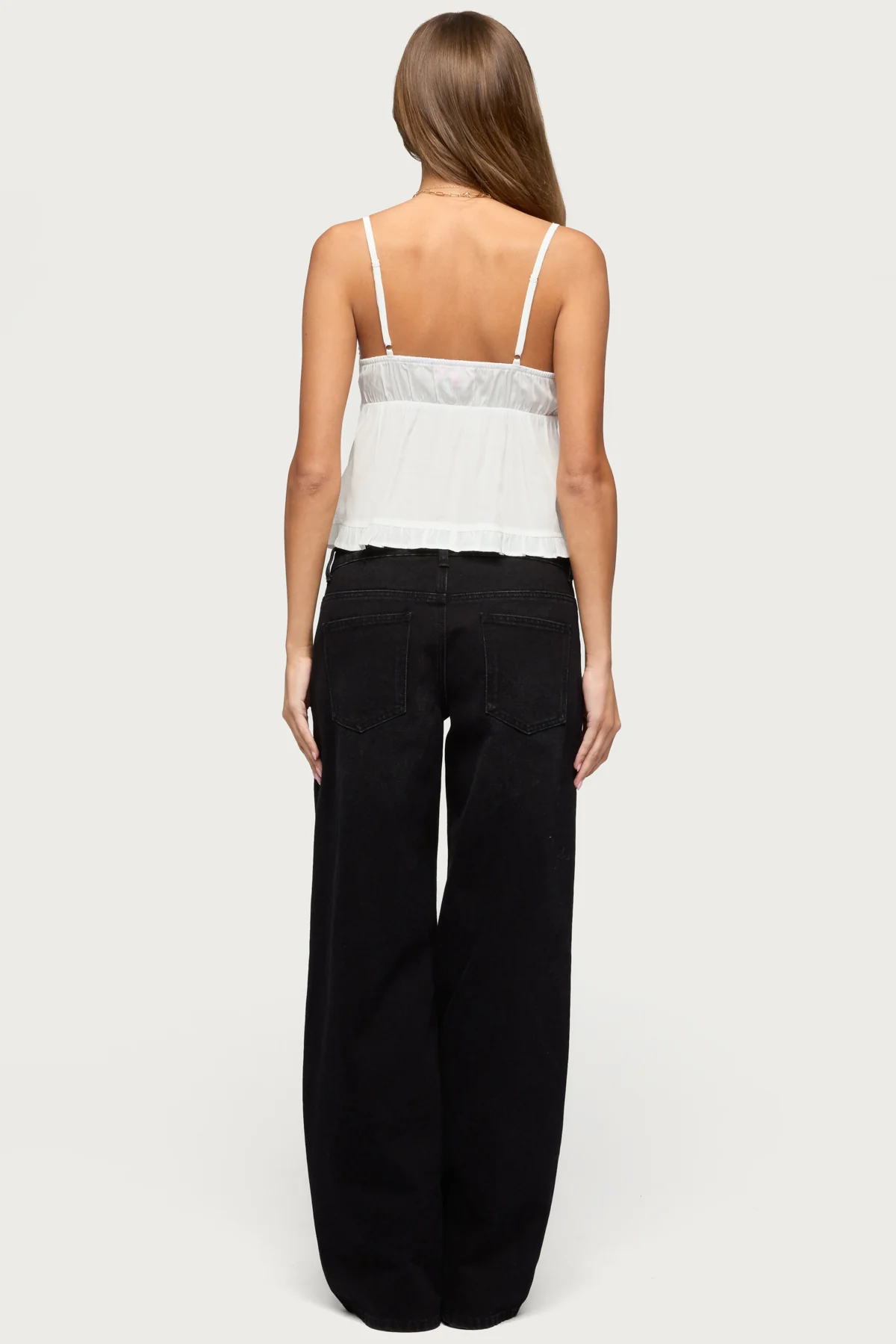 Halsey Ruffle Tank Top - Image 5