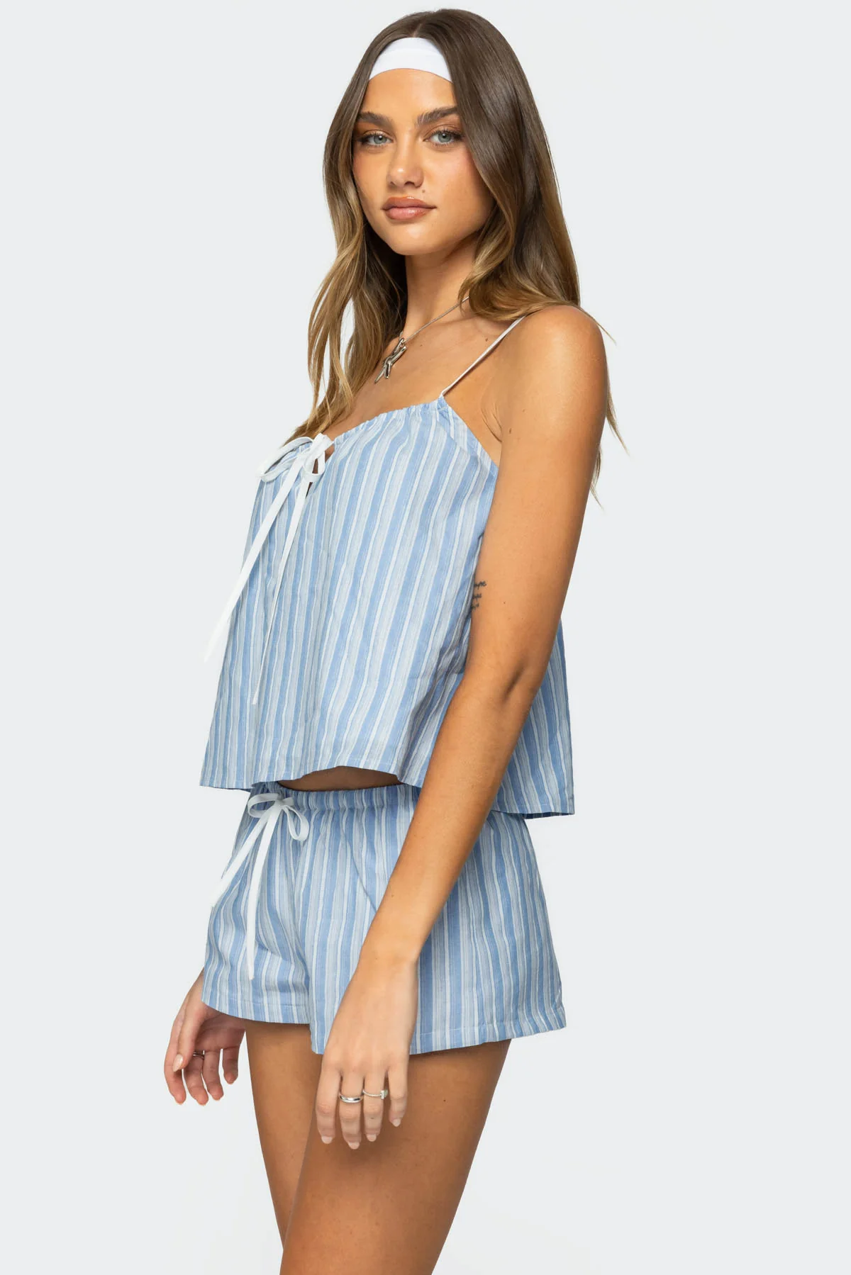 Birkley Striped Babydoll Top - Image 3