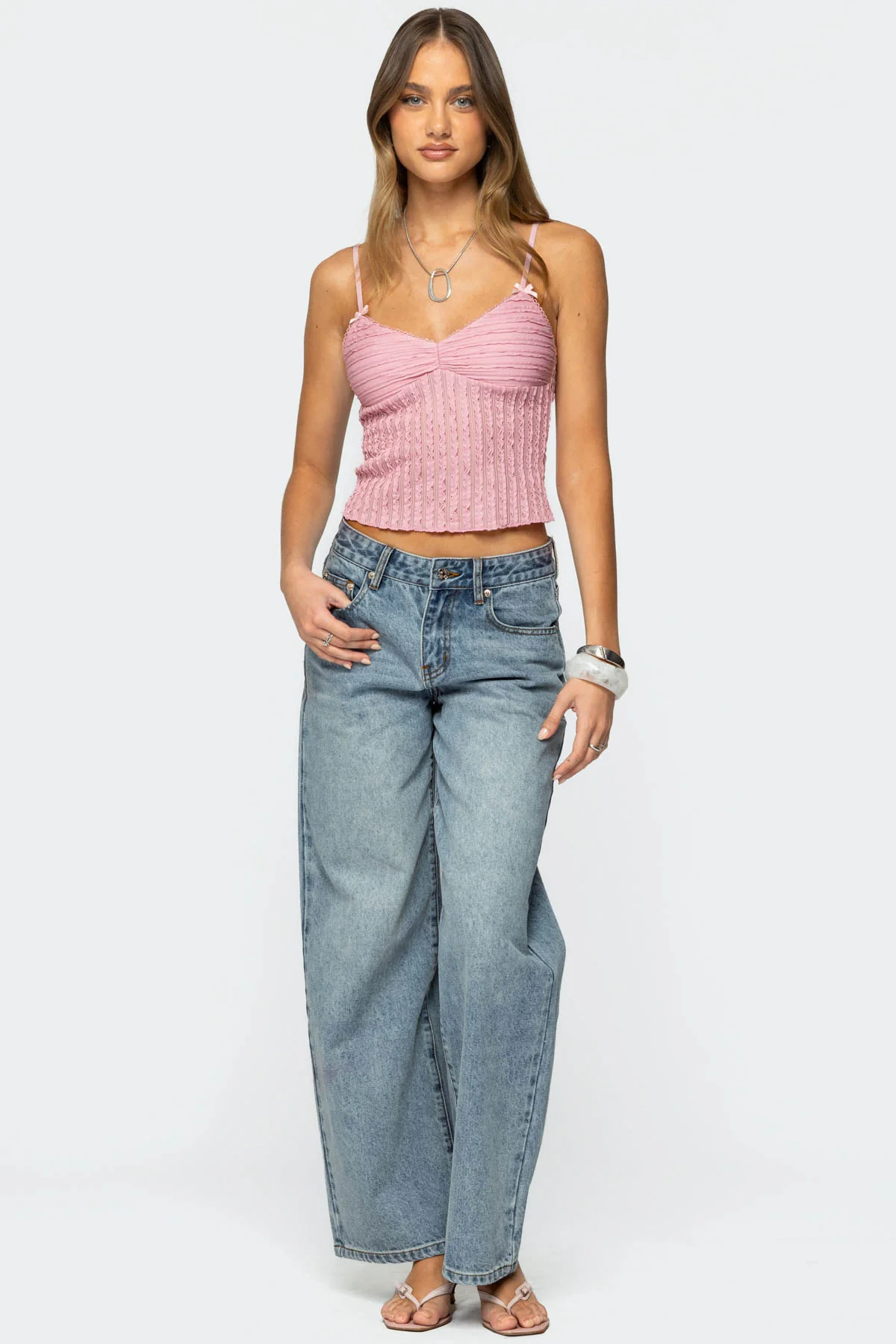 Aryah Ruffled Tank Top - Image 3