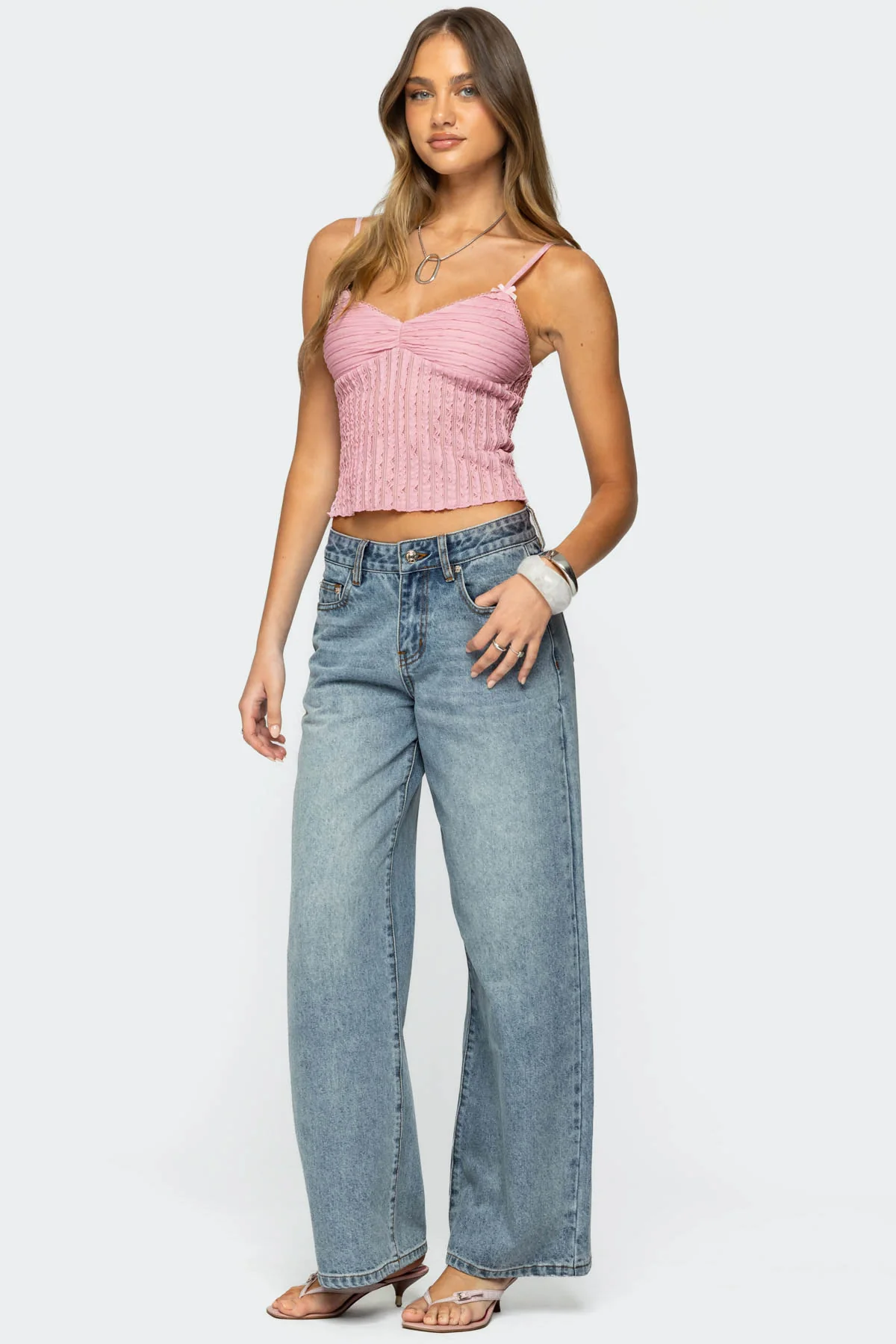 Aryah Ruffled Tank Top - Image 5