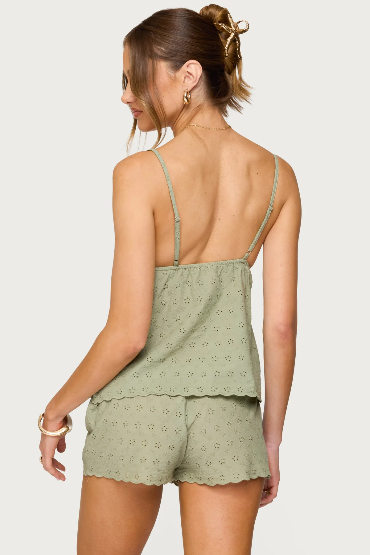 Talula Eyelet Babydoll Top - Image 5