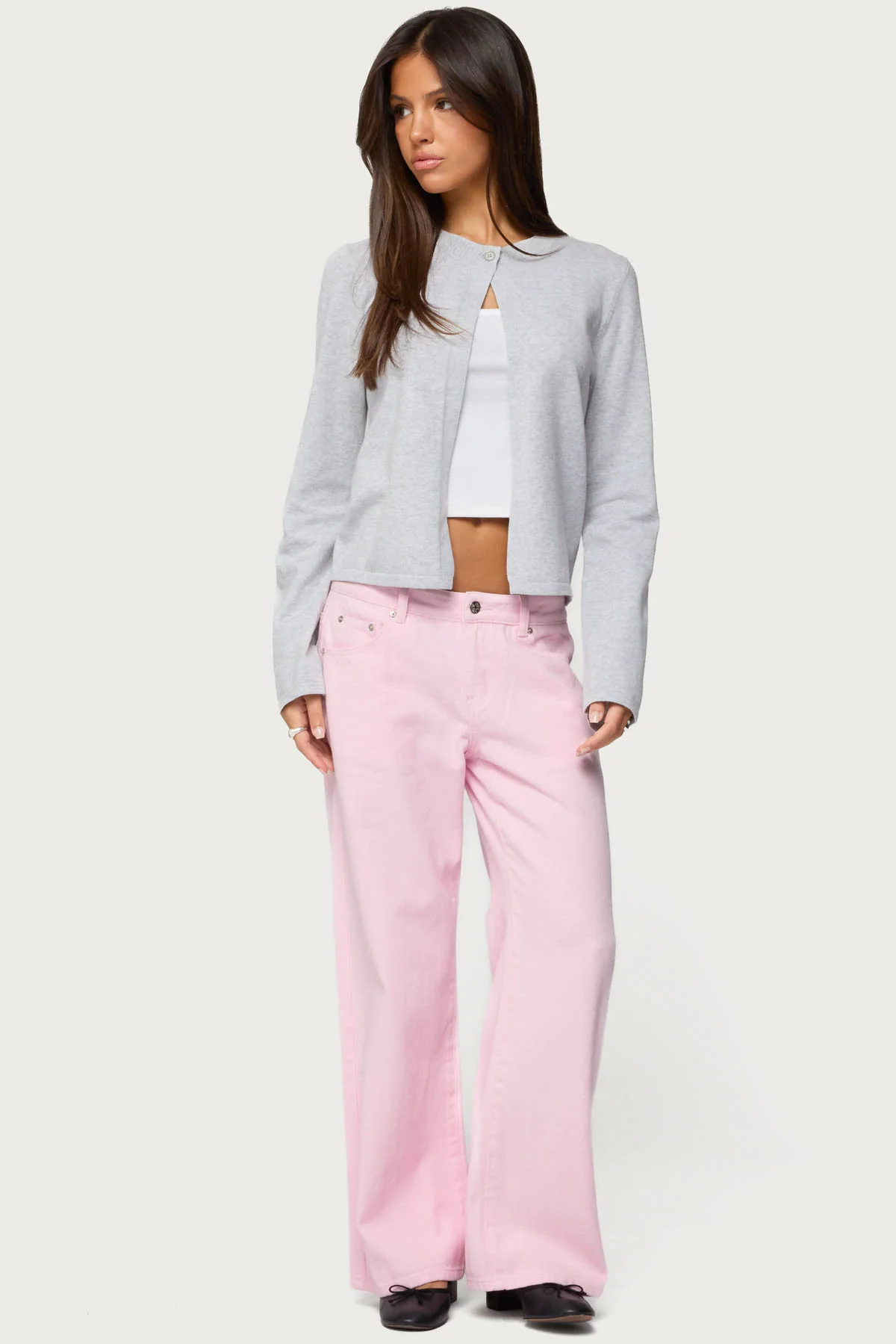 Petite Roman Low Rise Baggy Jeans - Image 4