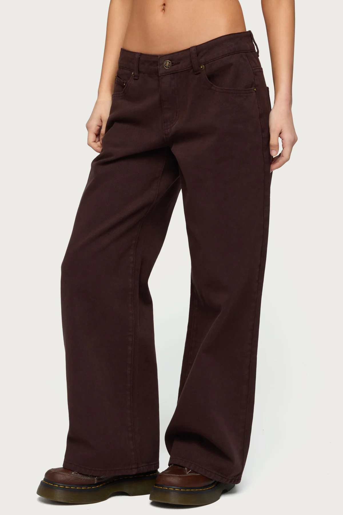 Petite Roman Low Rise Baggy Jeans - Image 3