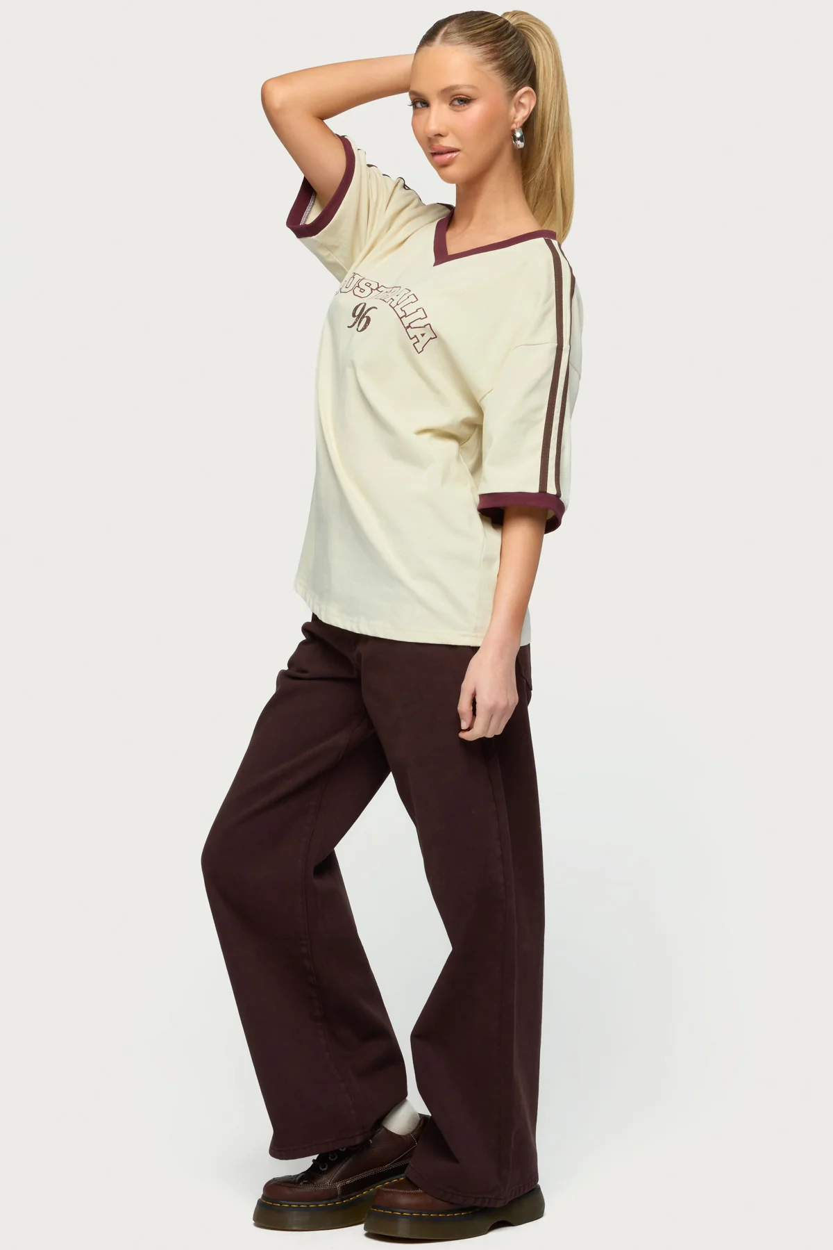 Petite Roman Low Rise Baggy Jeans - Image 5