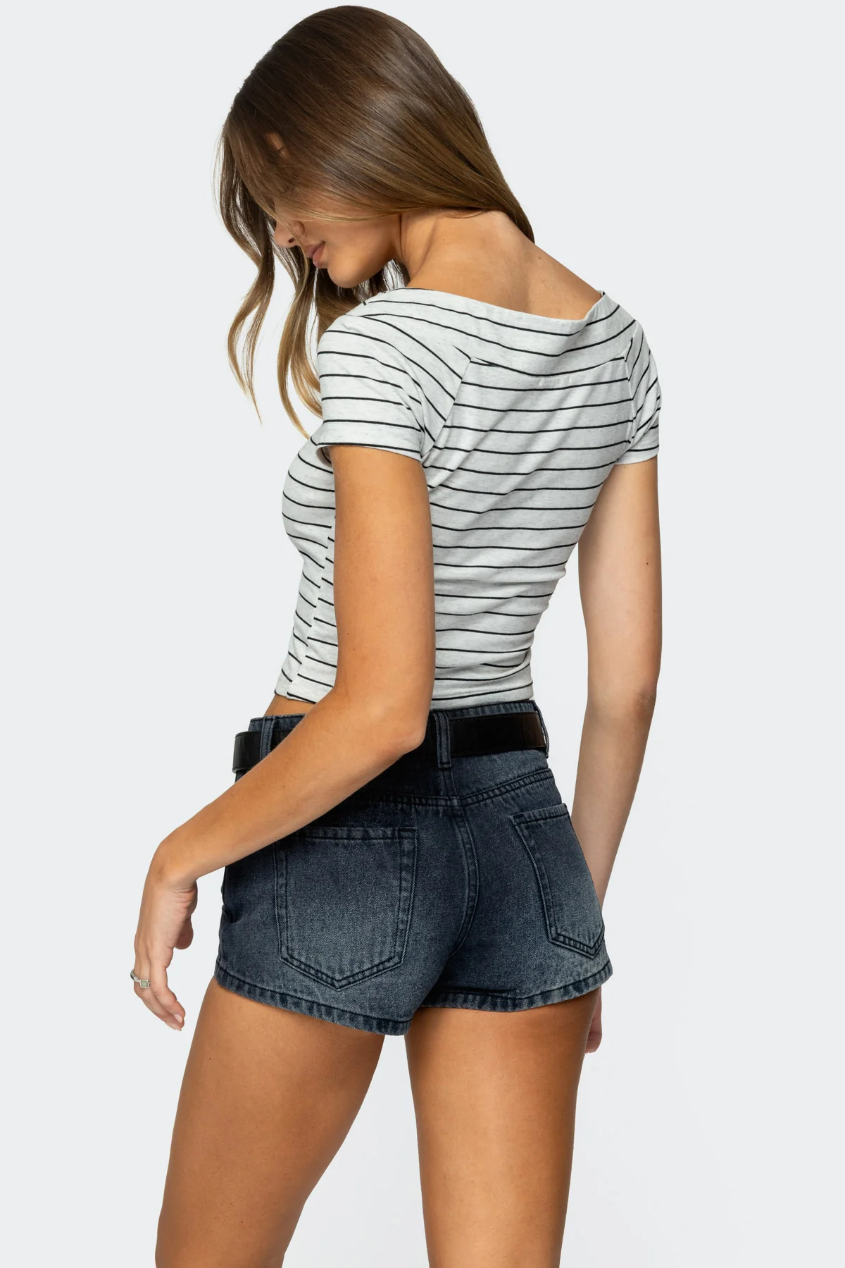 Lihi Striped Boat Neck Top - Image 5