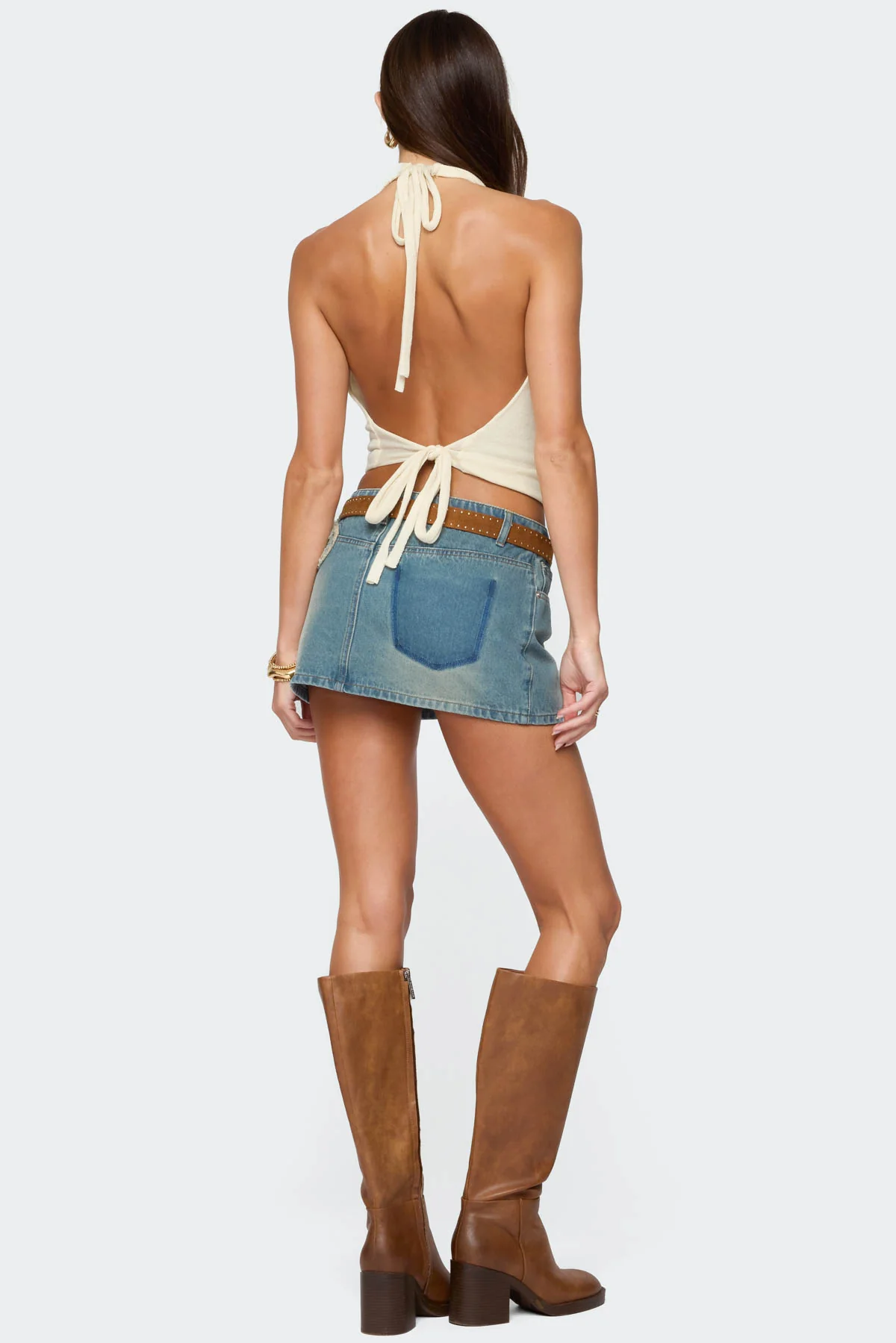 Bowiee Denim Mini Skirt - Image 6