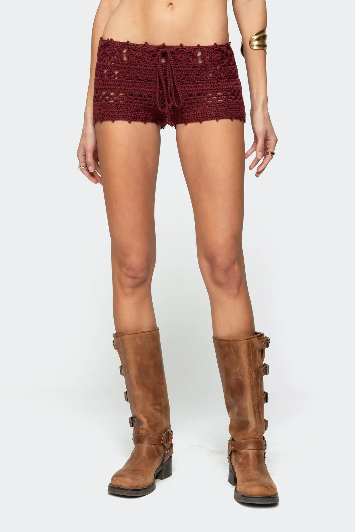 Kelani Crochet Shorts - Image 3