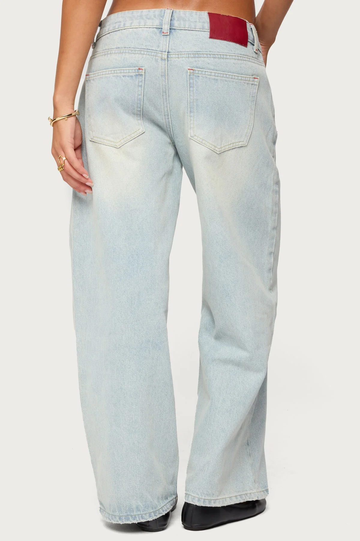 Petite Ace Low Rise Baggy Jeans - Image 4