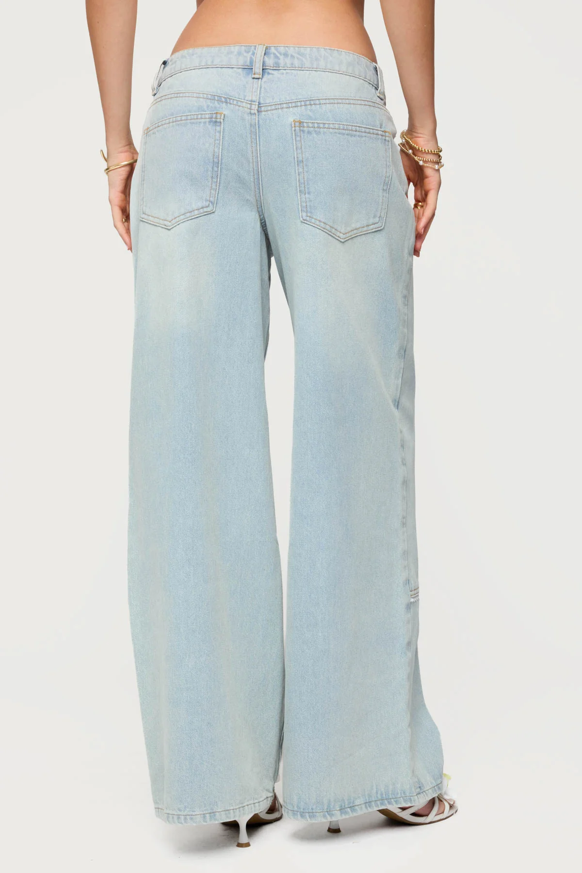 Teela Lacey Low Rise Baggy Carpenter Jeans - Image 5