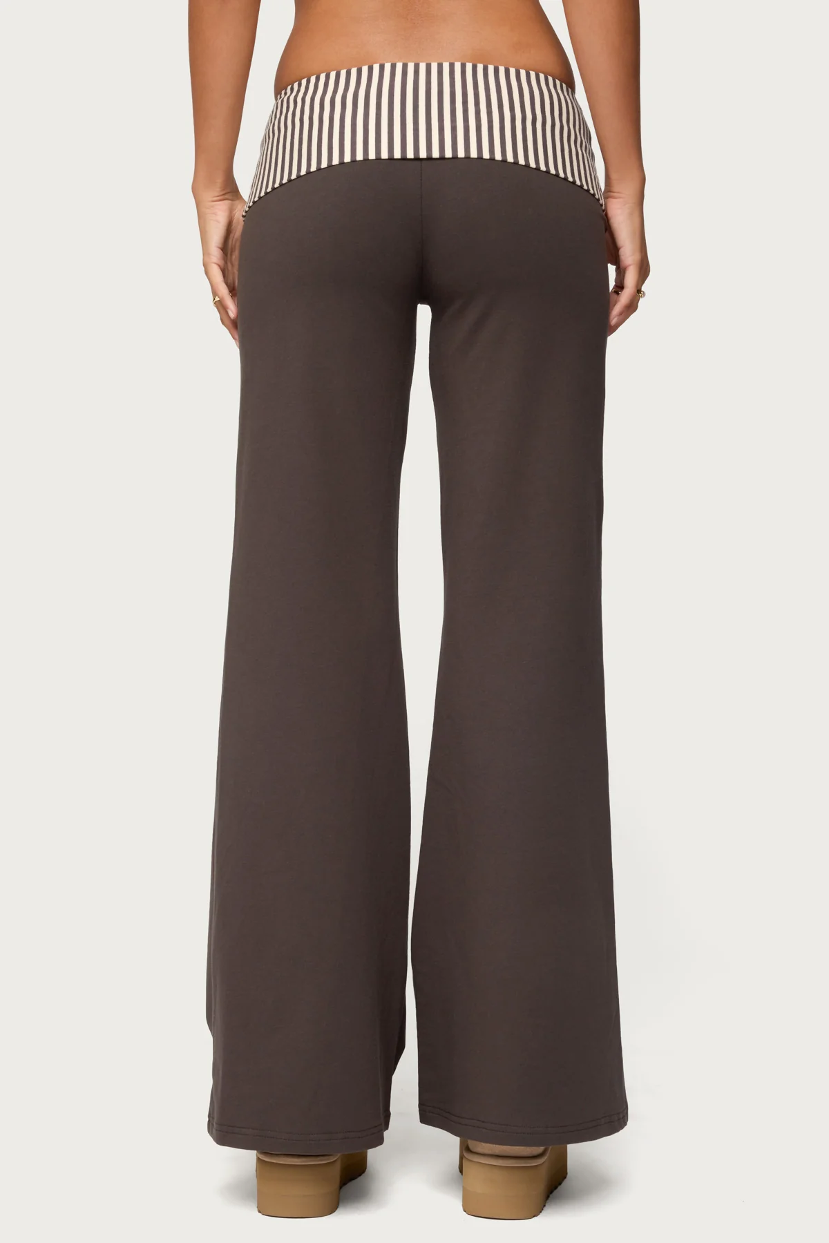 Meshey Striped Foldover Pants - Image 5