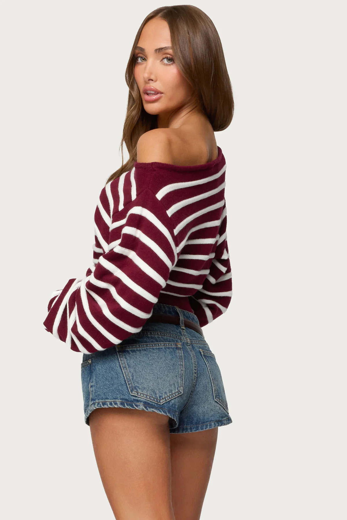 Mika Off Shoulder Oversized Sweater - Image 6