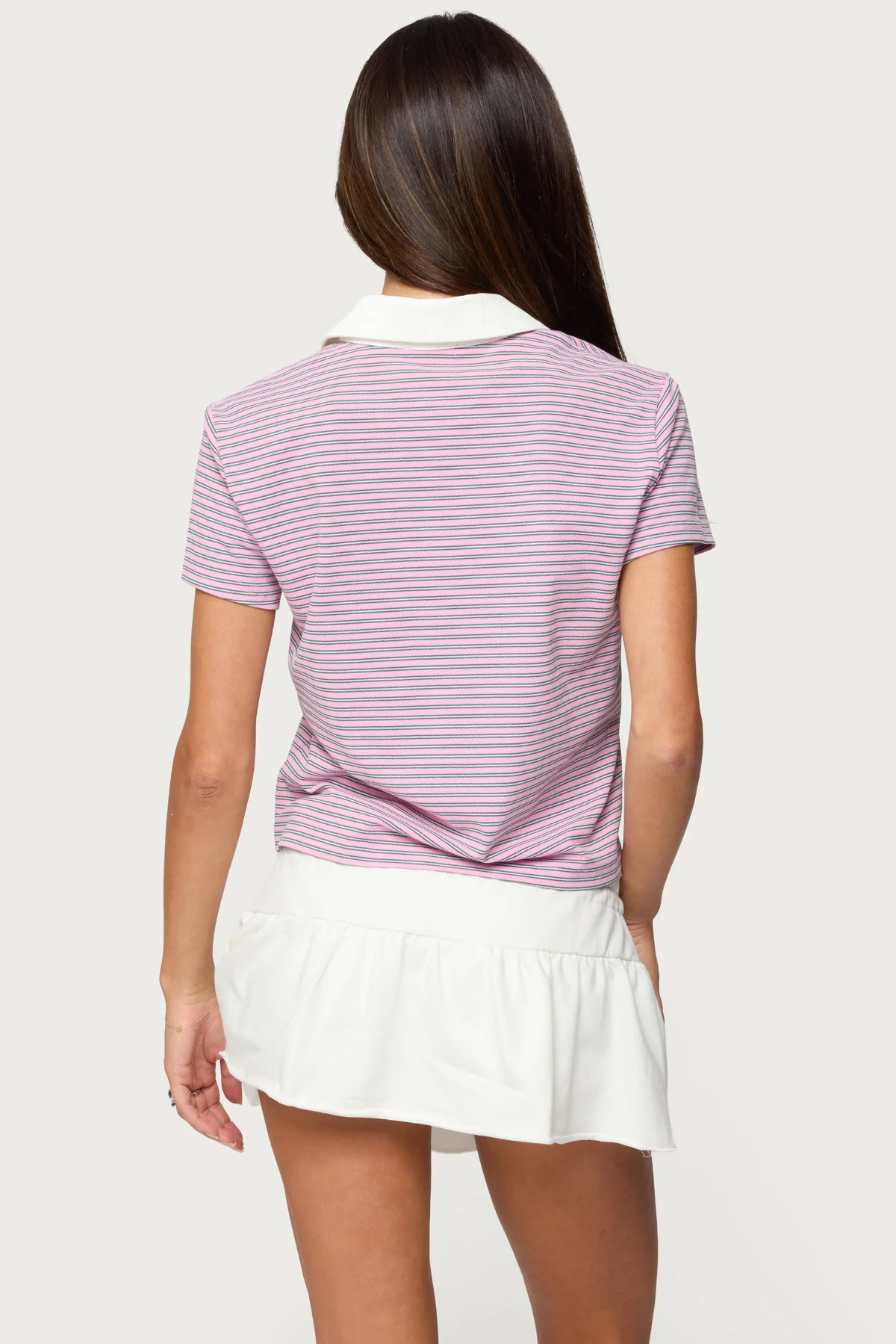 Lennie Striped Polo Top - Image 5