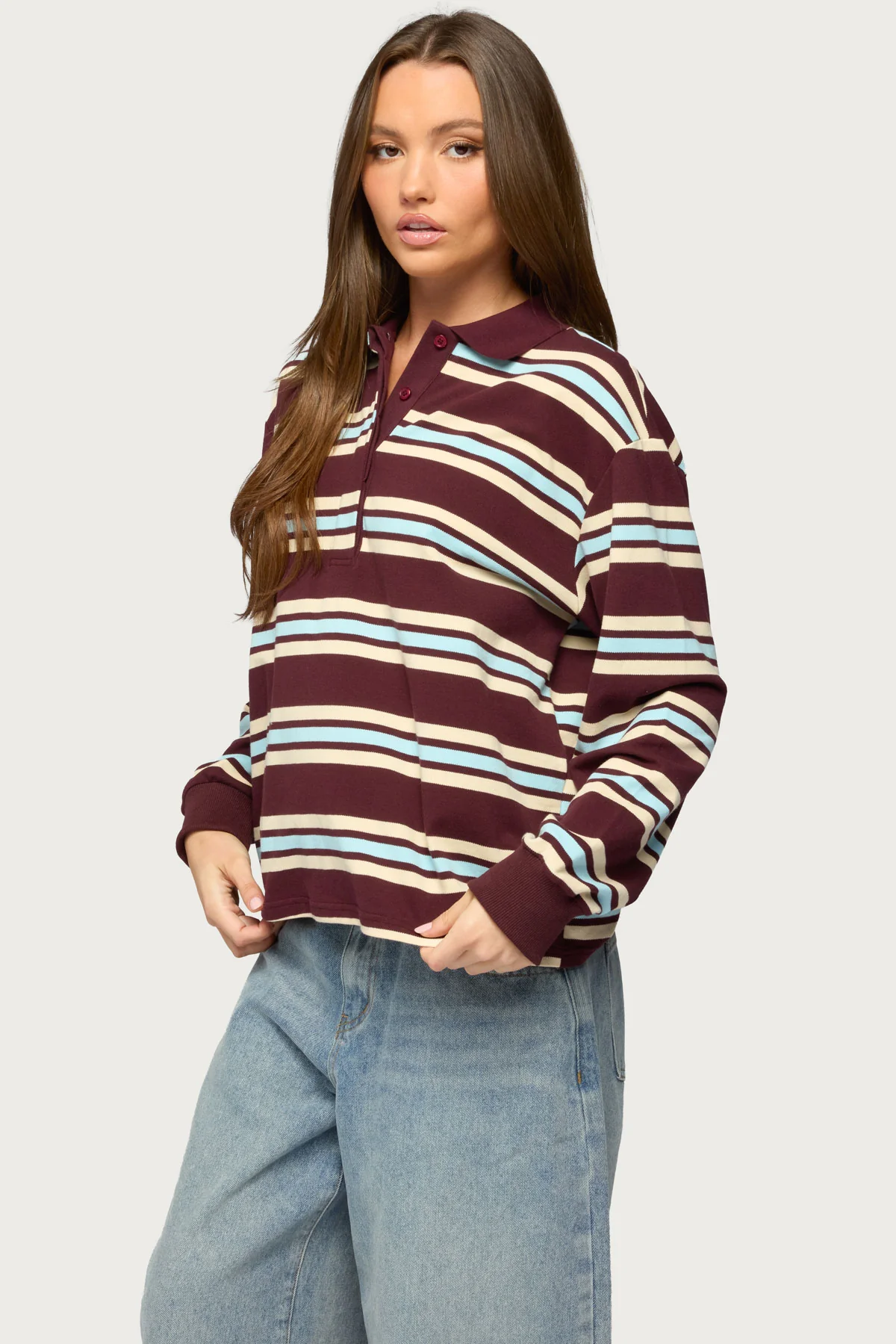 Renya Striped Rugby Shirt - Image 3