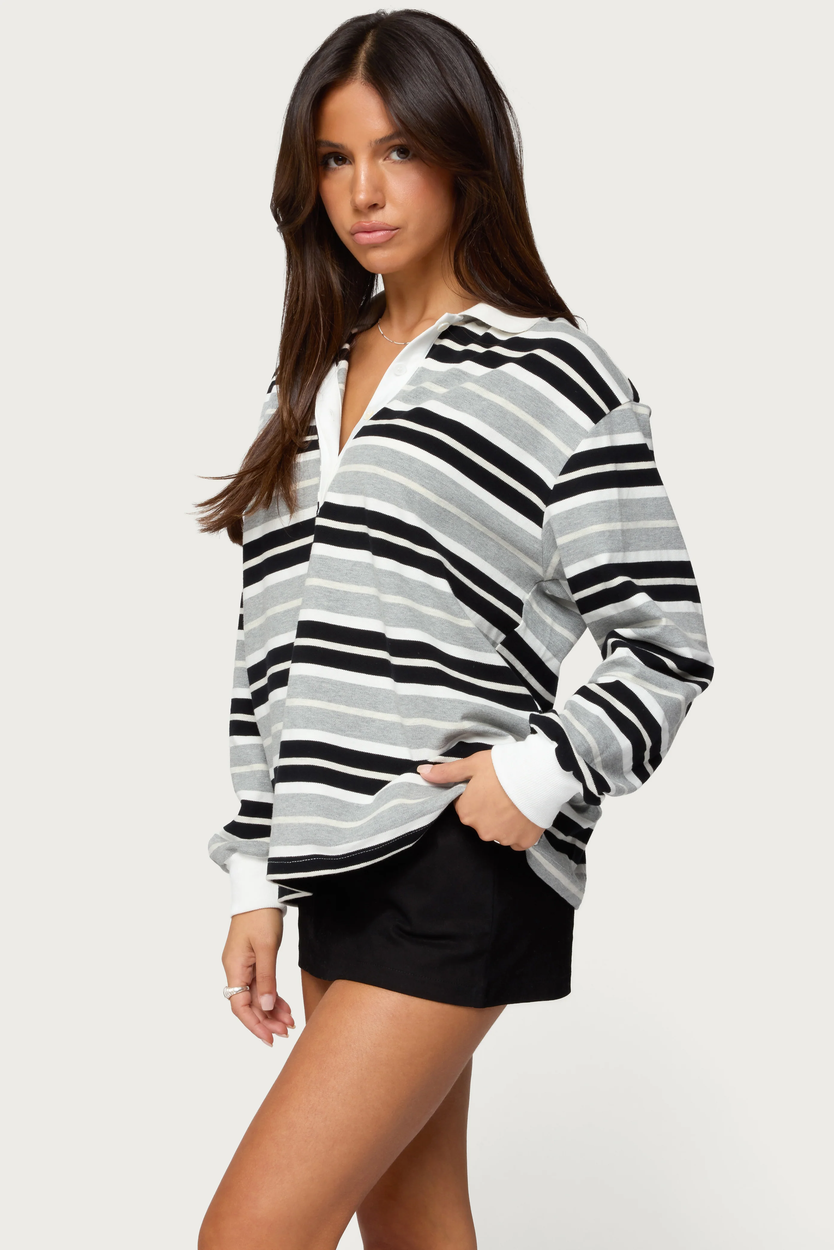 Renya Striped Rugby Shirt - Image 3