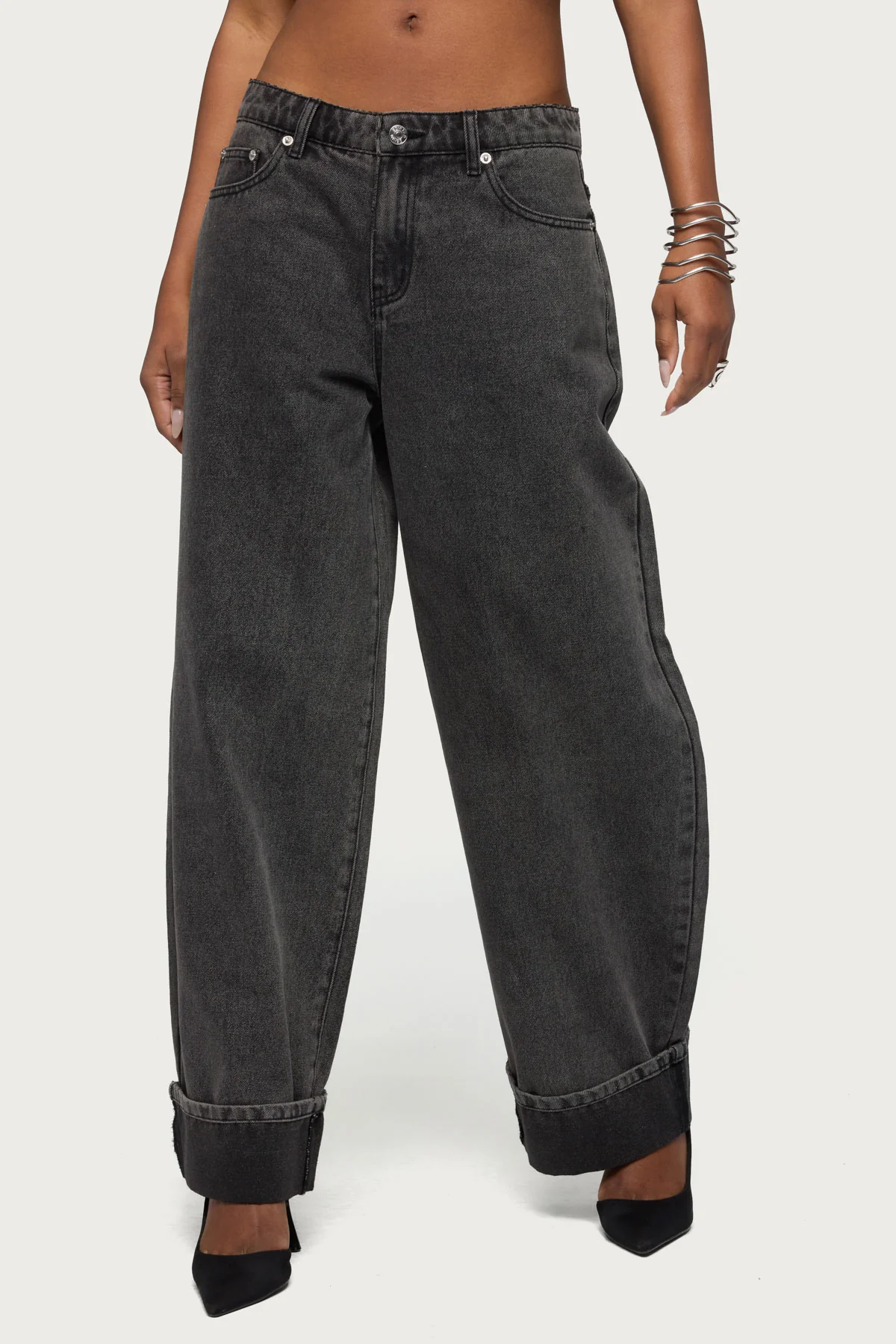 Kella Low Rise Baggy Jeans - Image 2