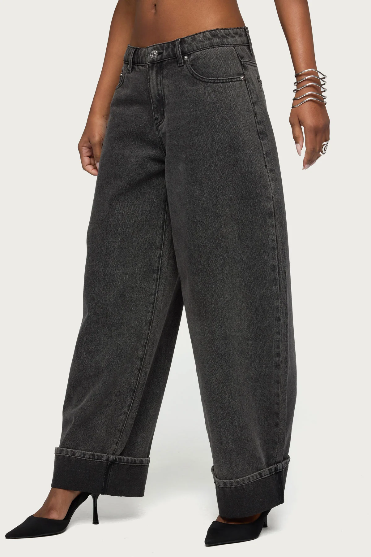 Kella Low Rise Baggy Jeans - Image 4