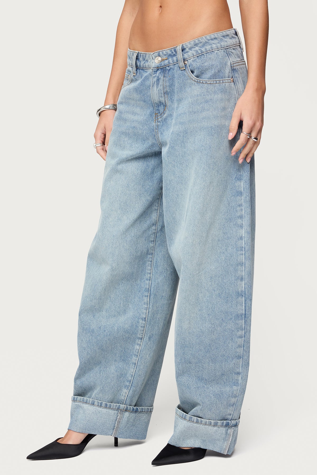 Kella Low Rise Baggy Jeans - Image 3
