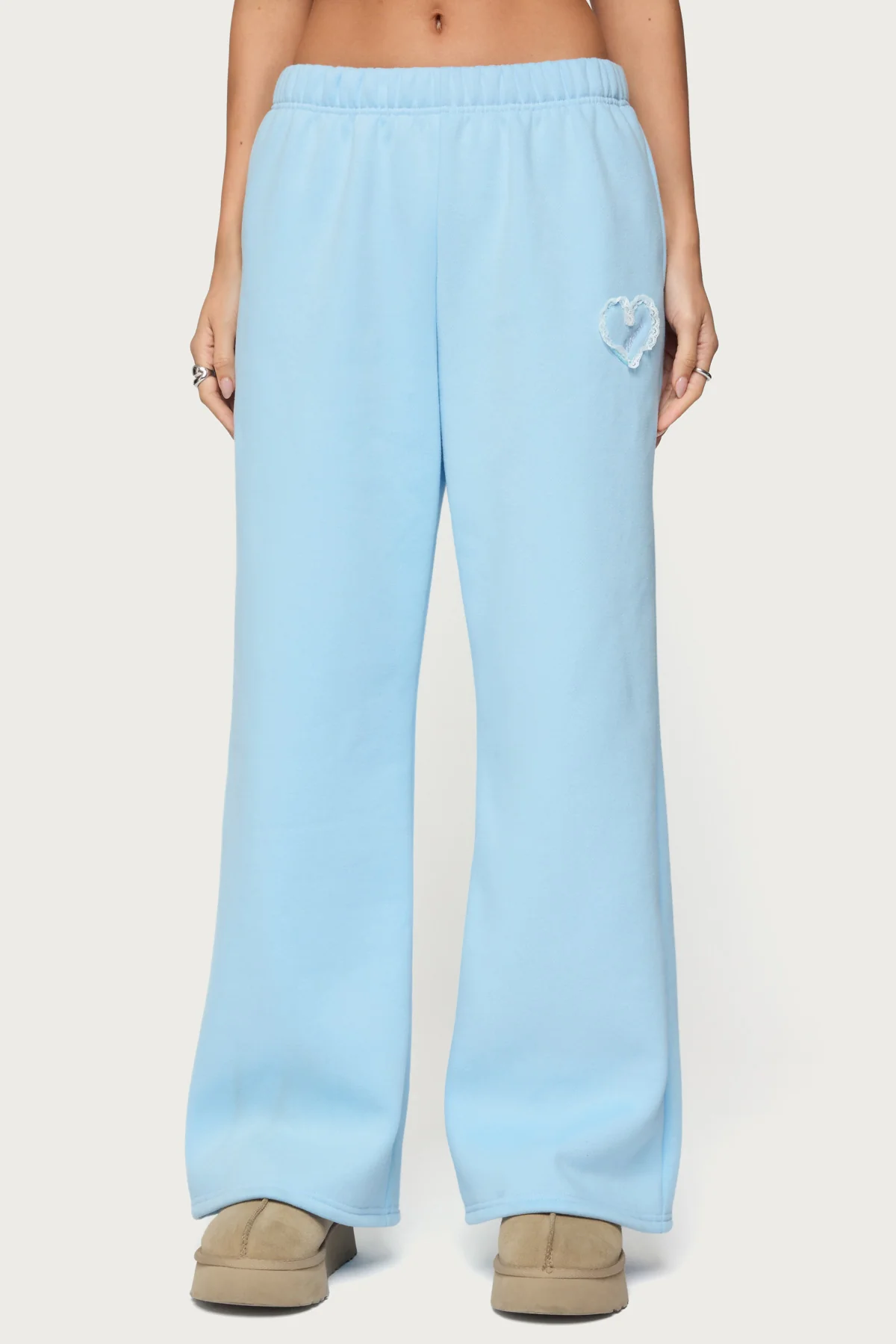 Love Edikted Wide Leg Sweatpants - Image 3