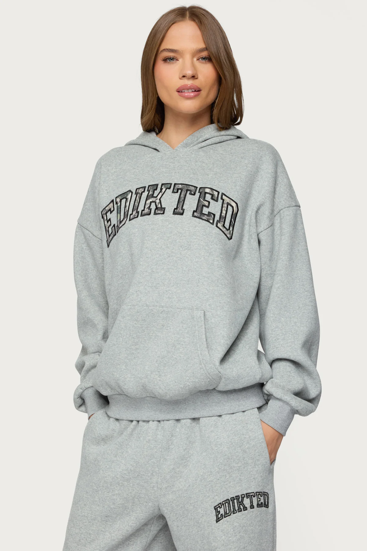 Camo Crush Edikted Oversized Hoodie - Image 3