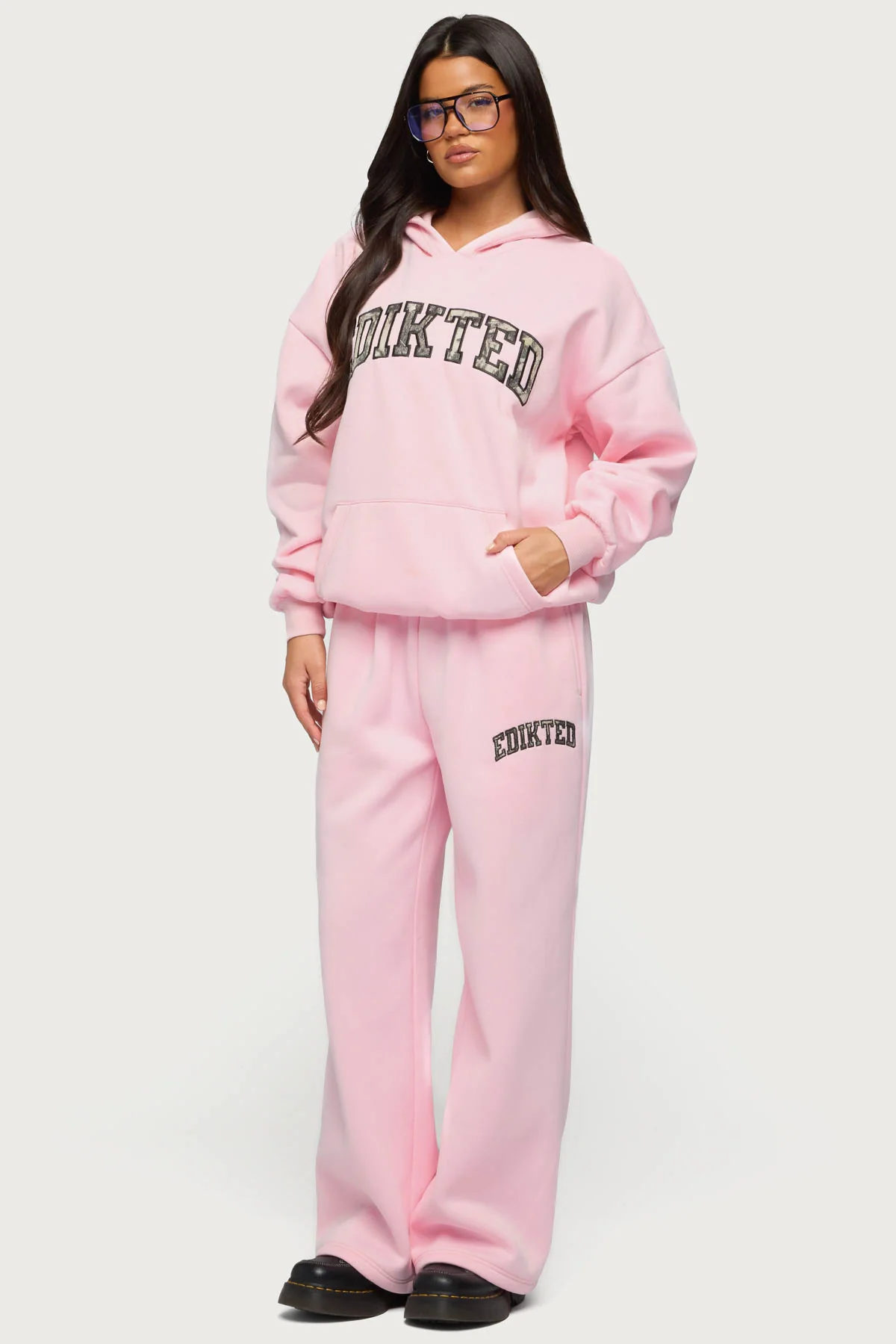 Camo Crush Edikted Oversized Hoodie - Image 3