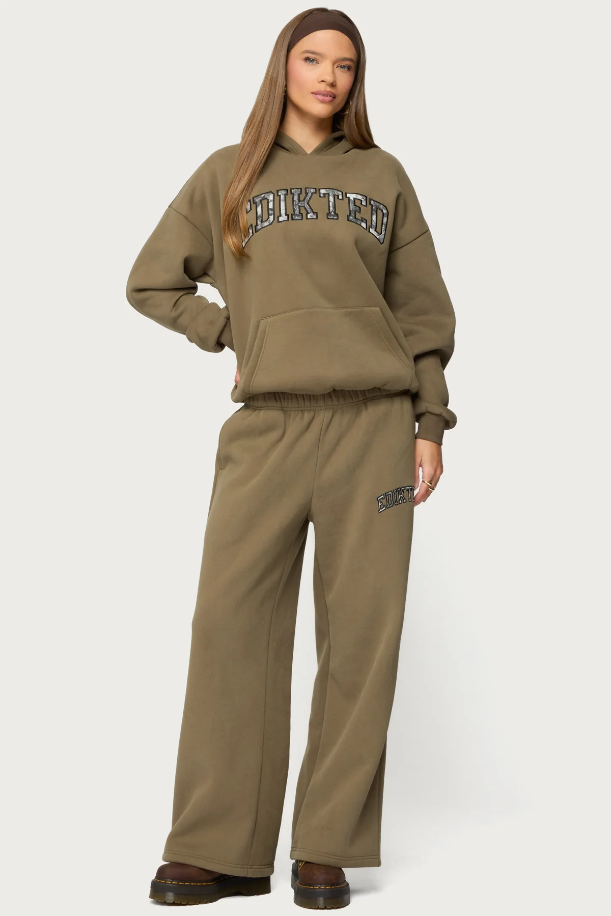 Camo Crush Edikted Oversized Hoodie - Image 4