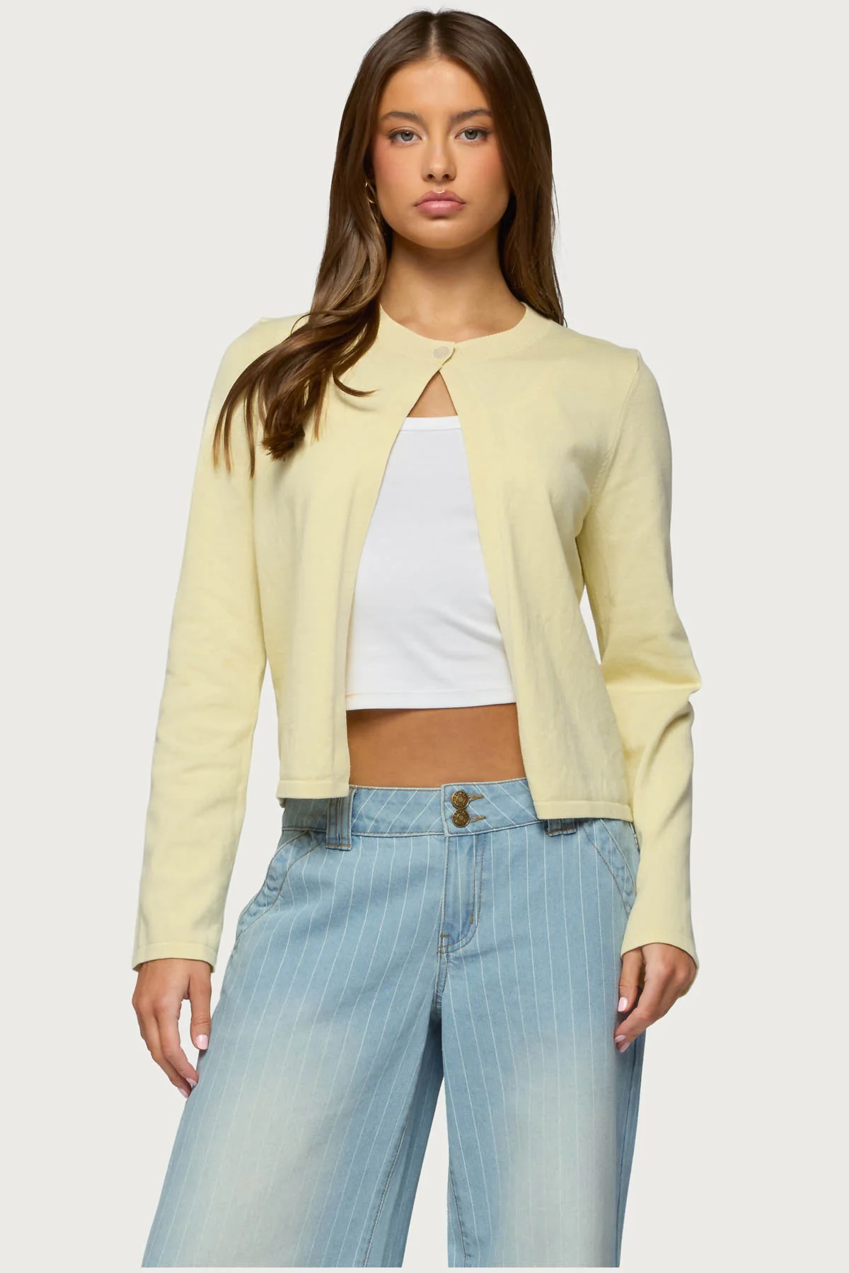 Jenie Split Front Knit Cardigan - Image 4