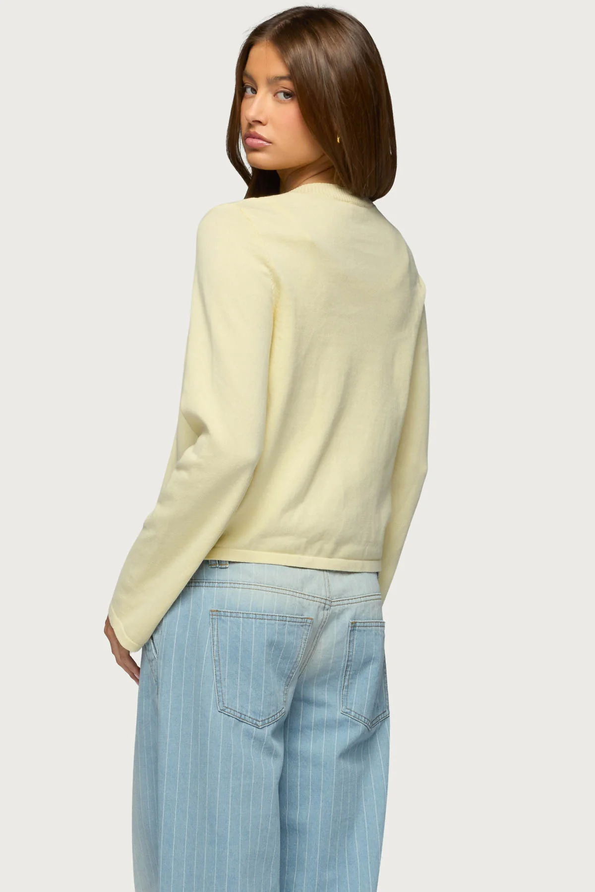 Jenie Split Front Knit Cardigan - Image 6