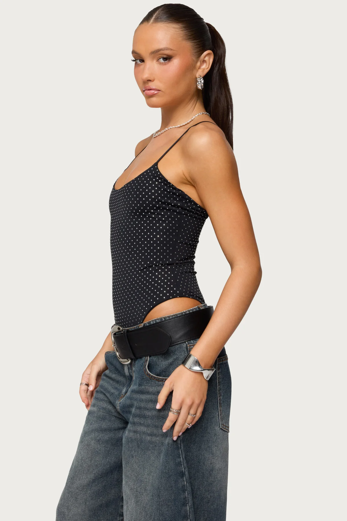 Georgey Rhinestone Bodysuit - Image 3