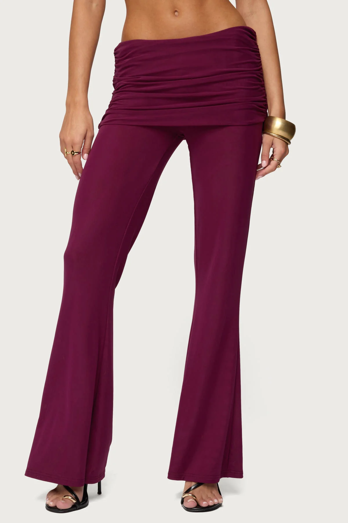 Halli Foldover Mini Skirt Pants - Image 2