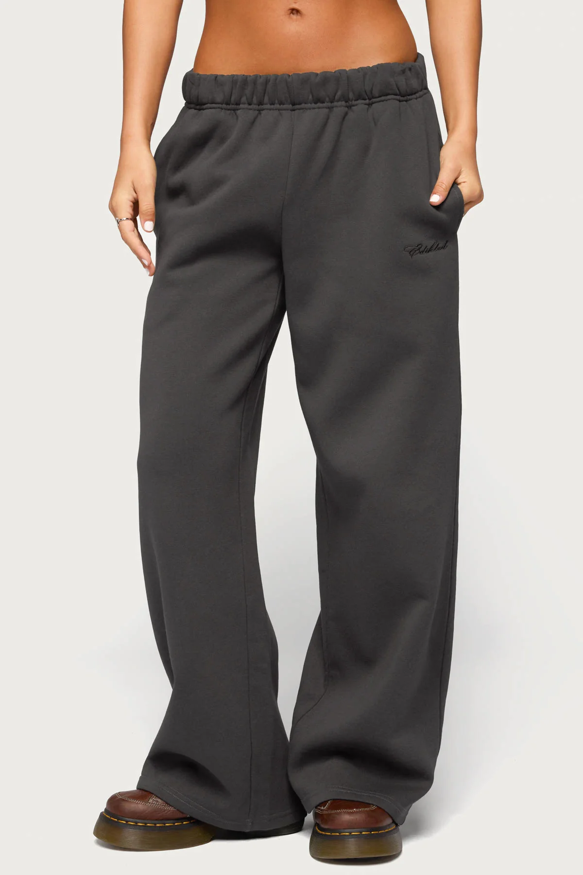 Basic Girl Wide Leg Edikted Sweatpants - Image 4