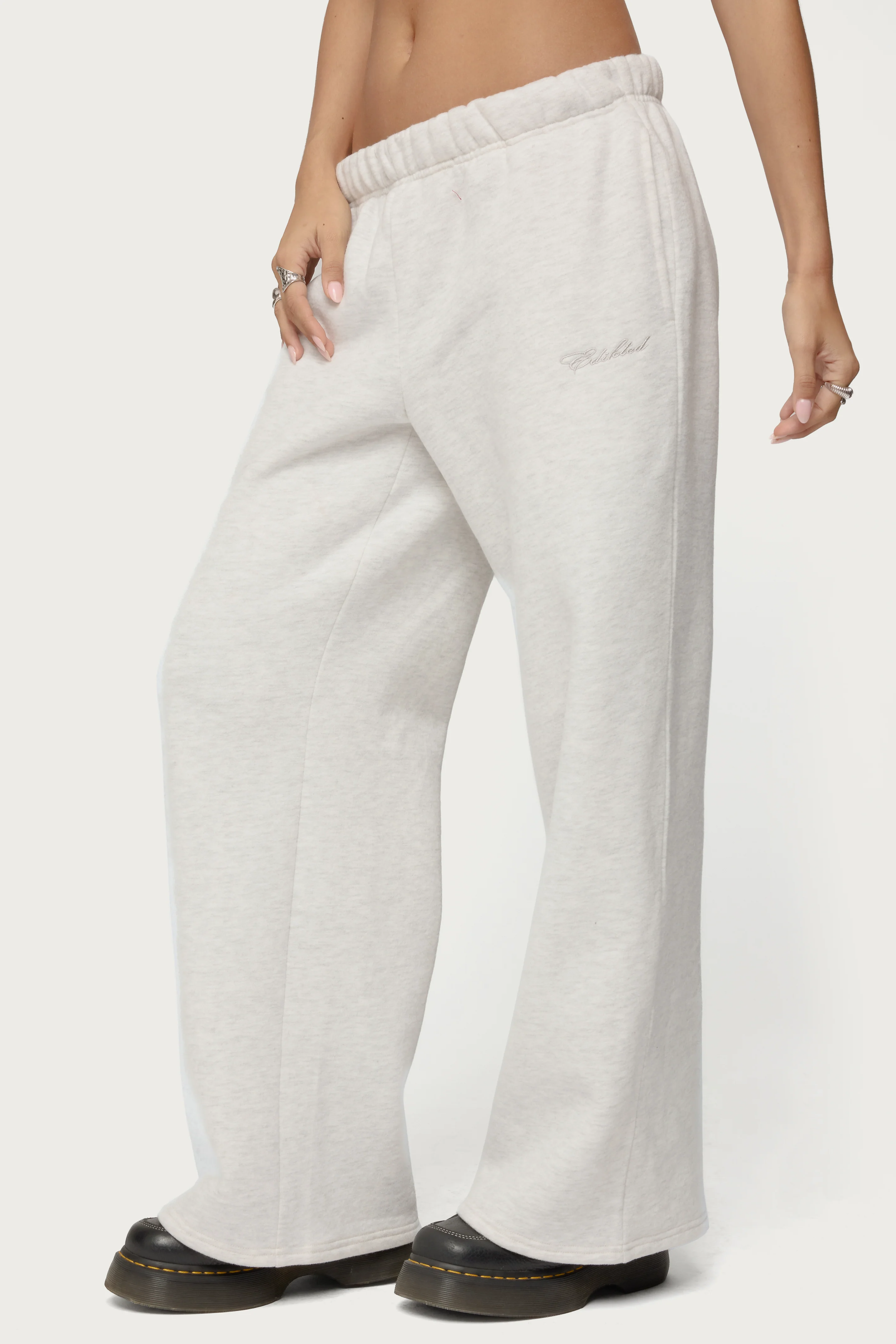 Basic Girl Wide Leg Edikted Sweatpants - Image 4