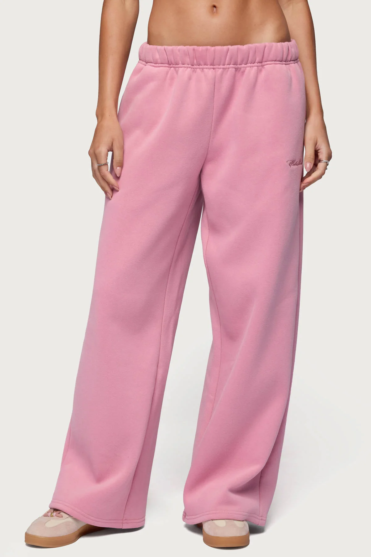 Basic Girl Wide Leg Edikted Sweatpants - Image 2