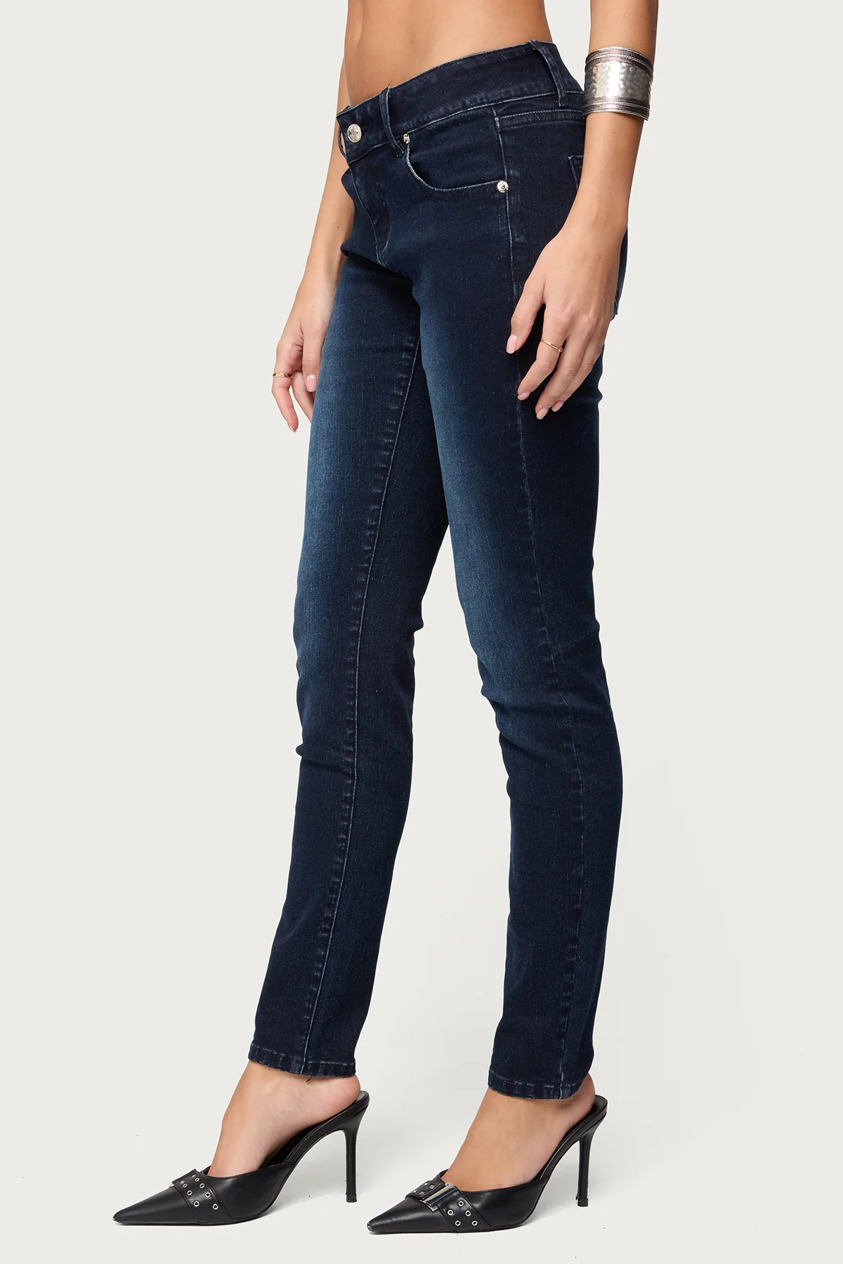 Eloise Low Rise Skinny Jeans - Image 3