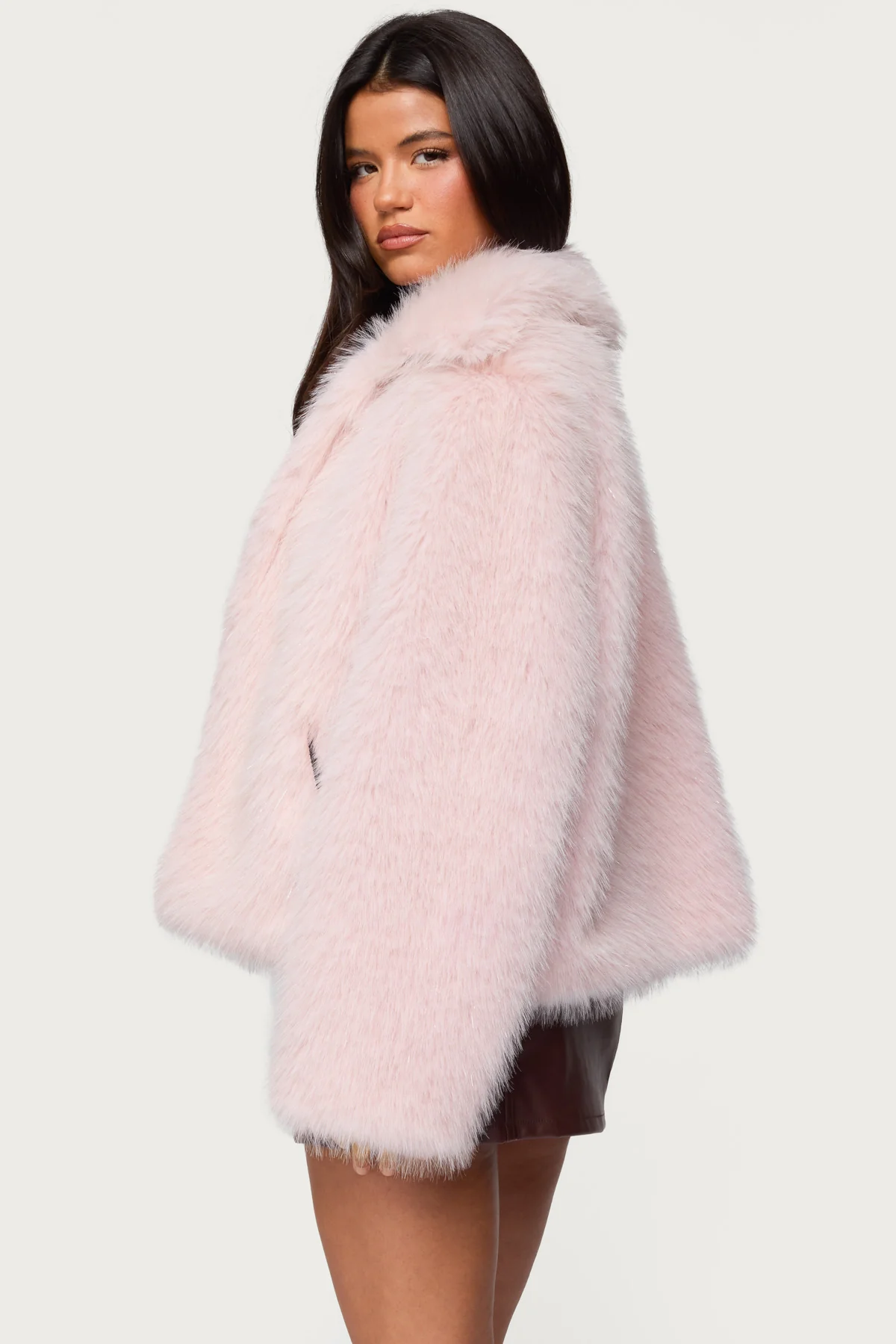 Noelle Oversized Faux Fur Jacket - Image 6