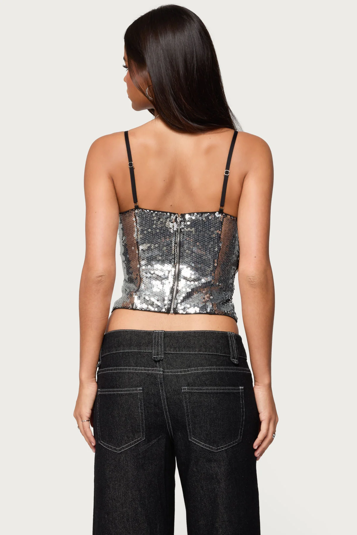 Rokko Cut Out Sequin Top - Image 5