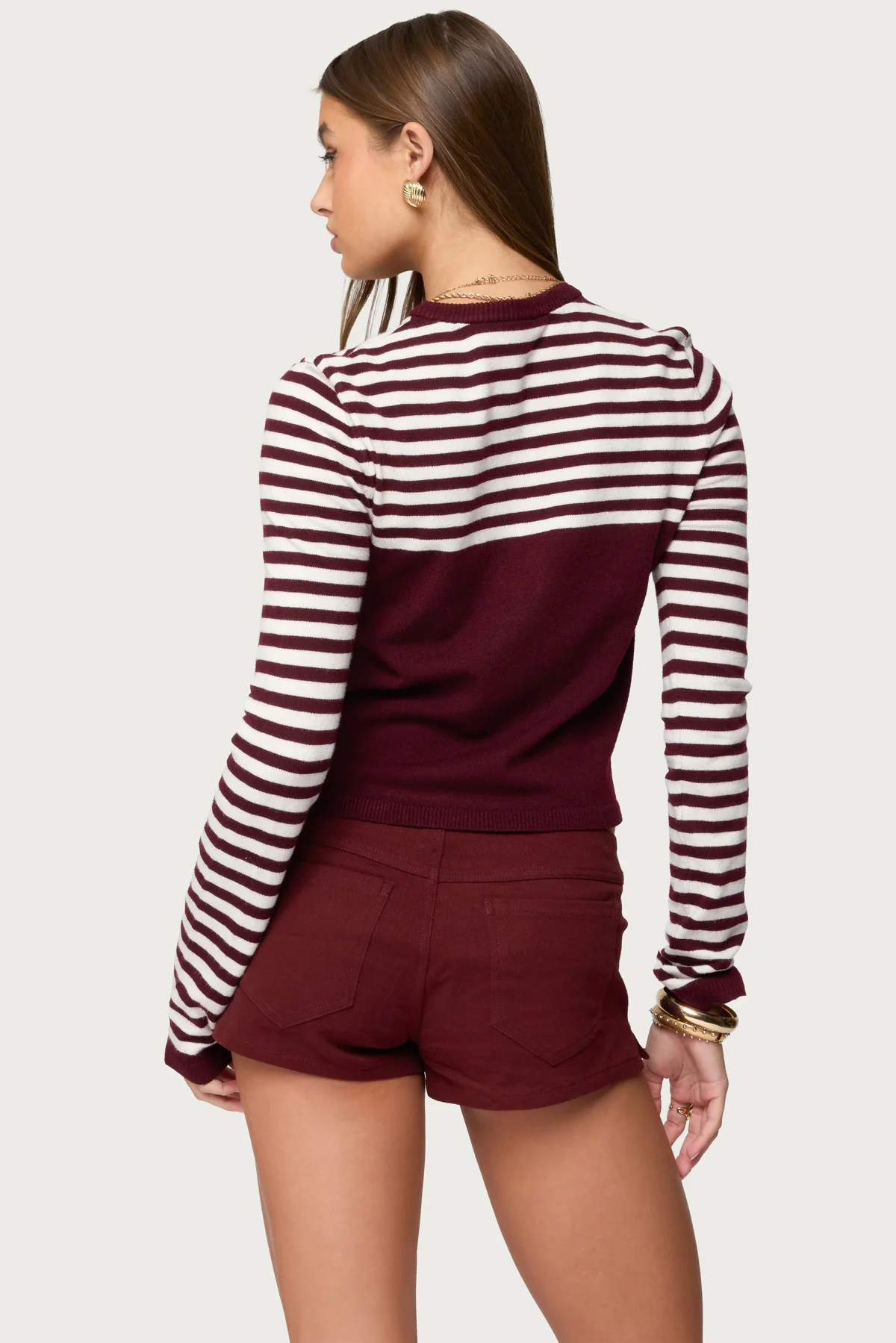 Goni Stripey Knit Cardigan - Image 5