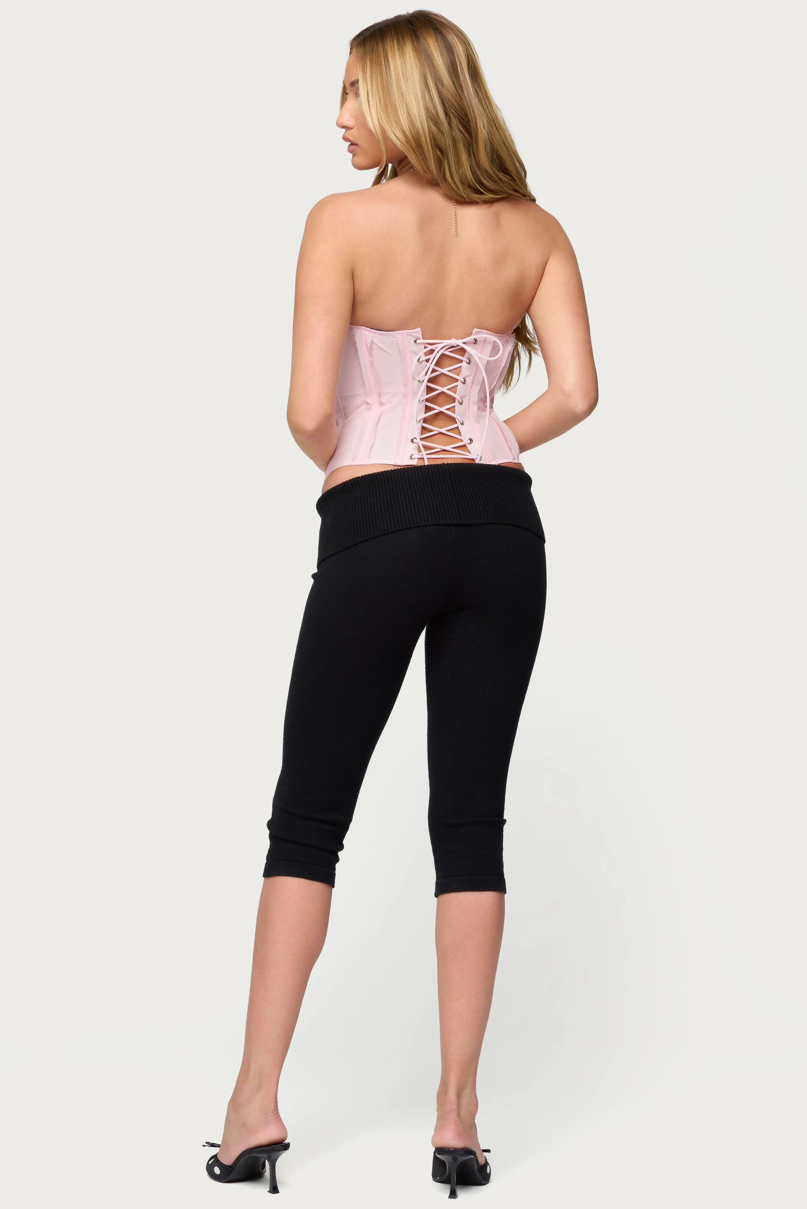 Naliah Raw Edge Strapless Corset - Image 5
