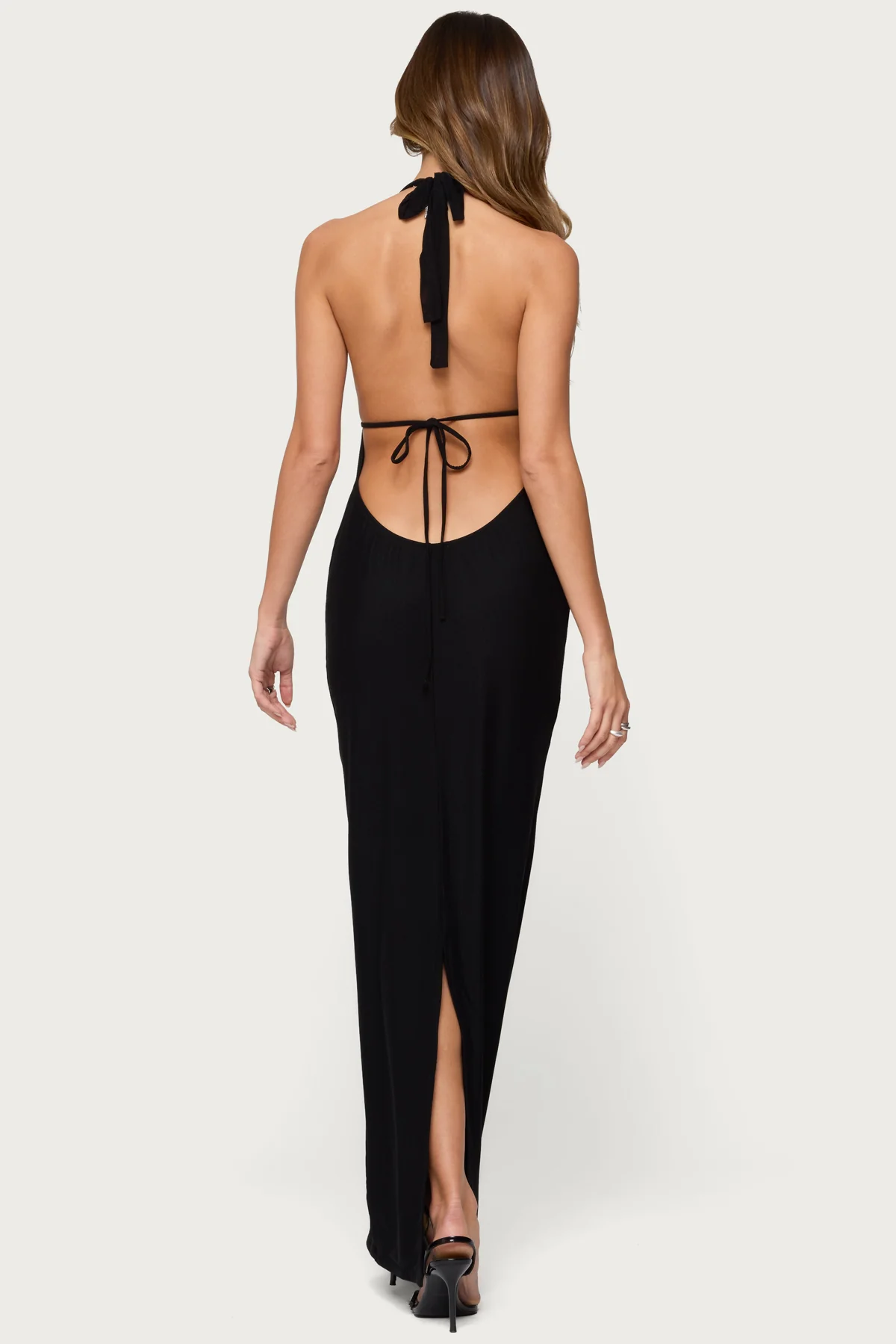 Laretta Cowl Neck Backless Maxi Dress - Image 2
