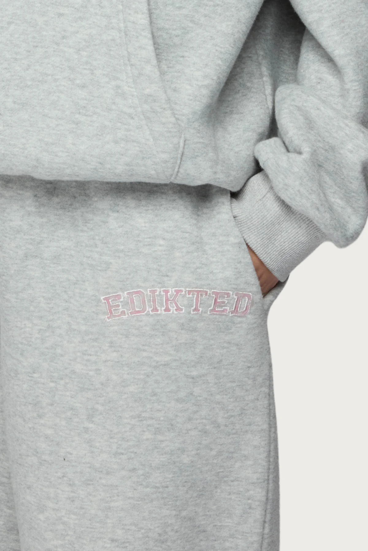 Edikted Lover Wide Leg Sweatpants - Image 6