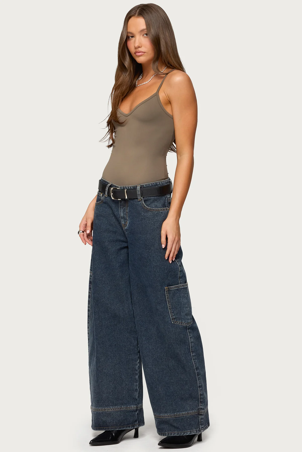Nea Pocket Low Rise Baggy Jeans - Image 4