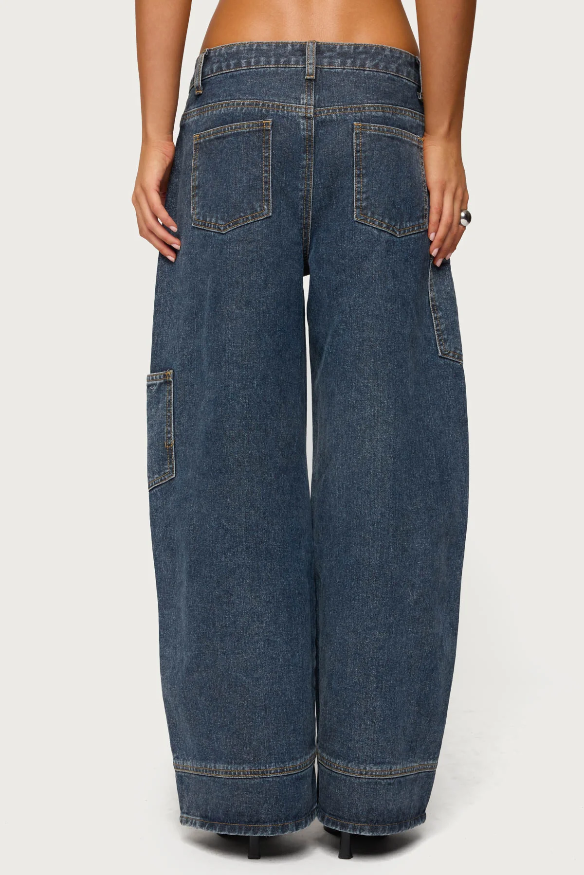 Nea Pocket Low Rise Baggy Jeans - Image 5