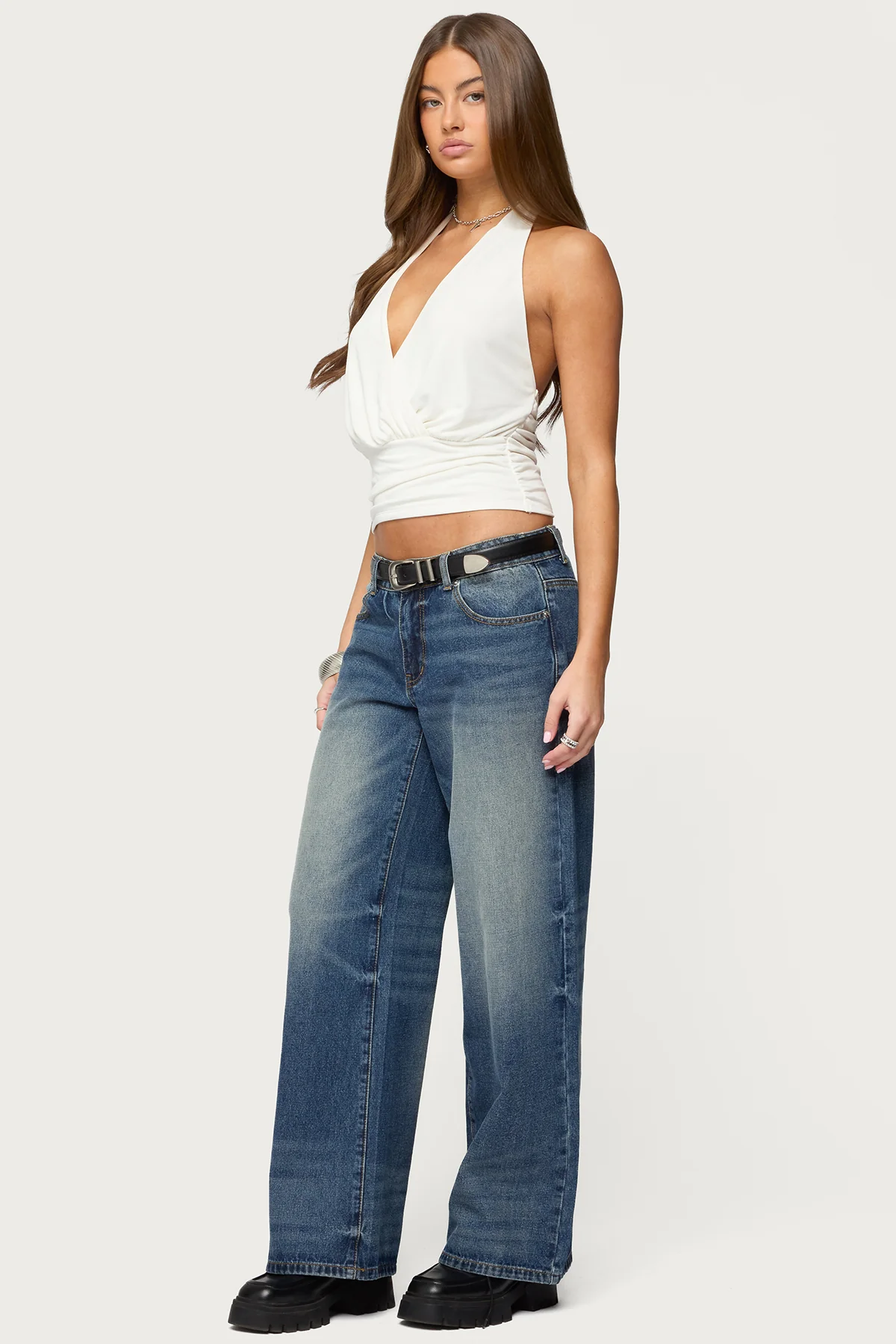 Niya V Neck Halter Top - Image 5