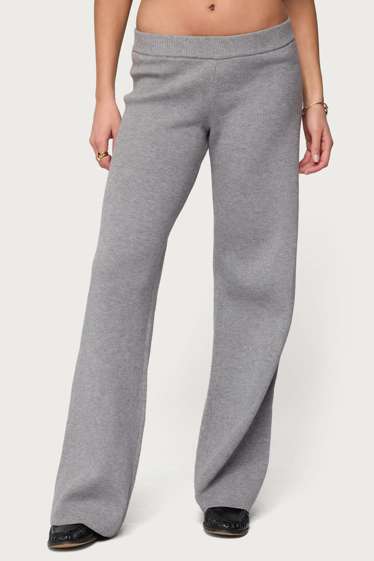 Lorie Wide Leg Knit Pants - Image 2