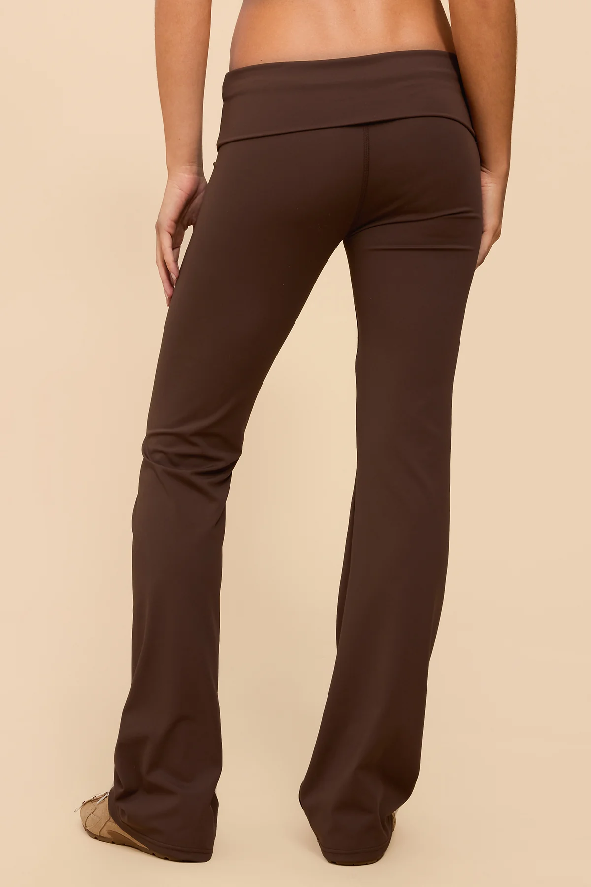 Oriane Foldover Flared Leggings - Image 5