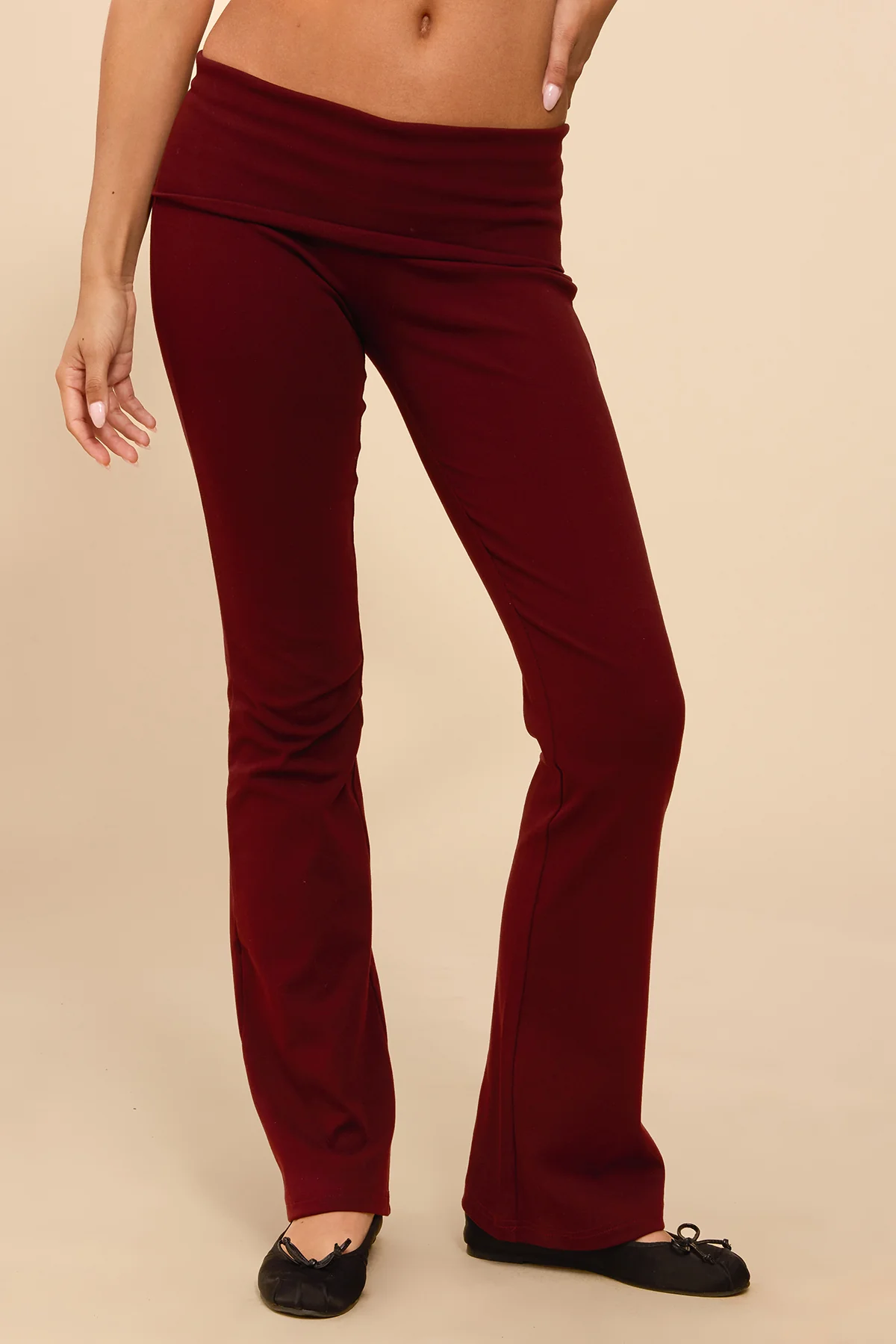 Ivanne Foldover Flared Pants - Image 3