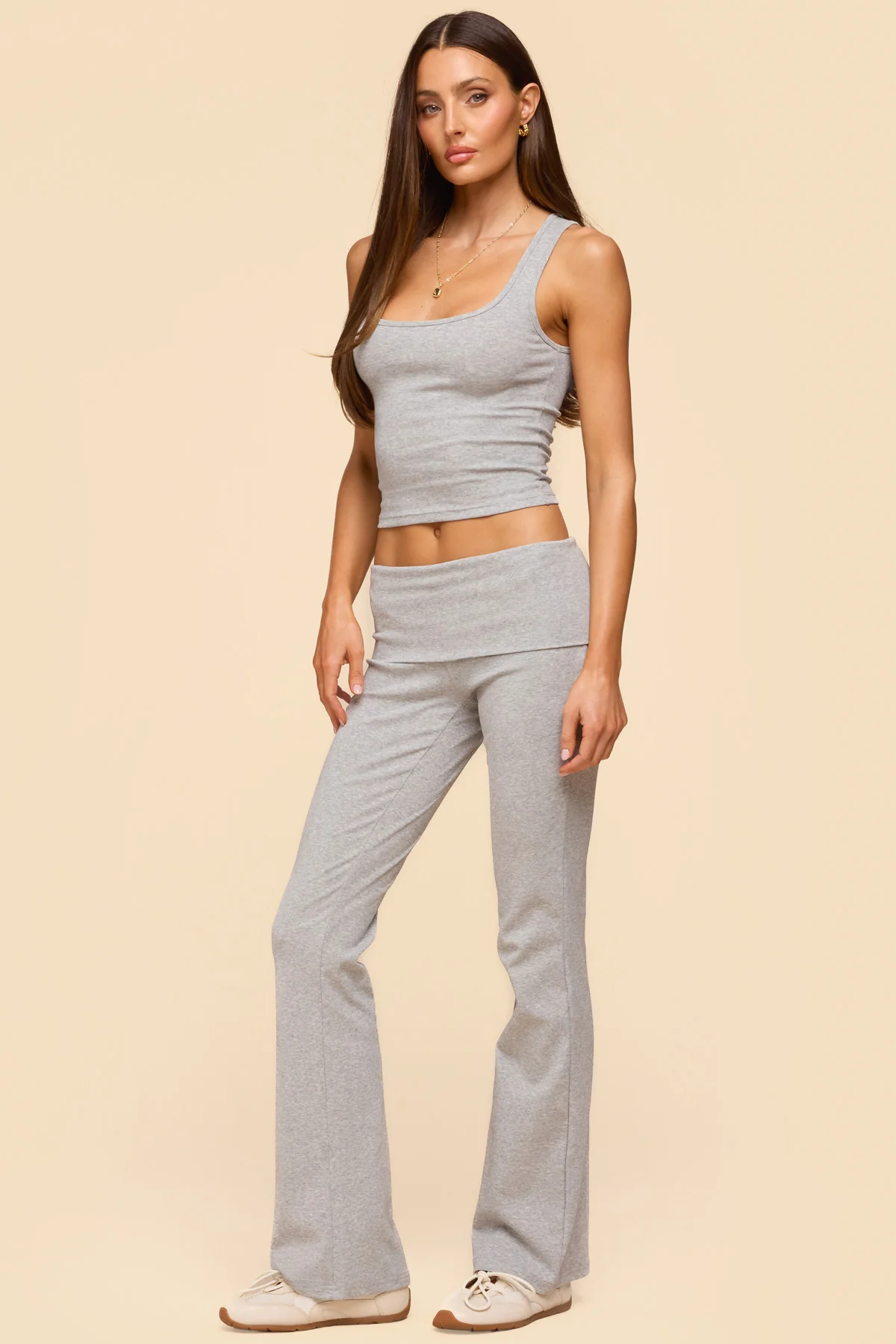 Ivanne Foldover Flared Pants - Image 3