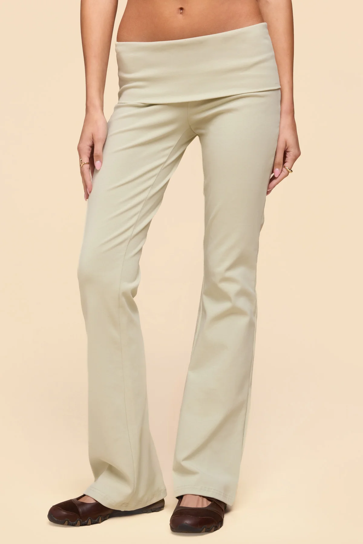 Ivanne Foldover Flared Pants - Image 2