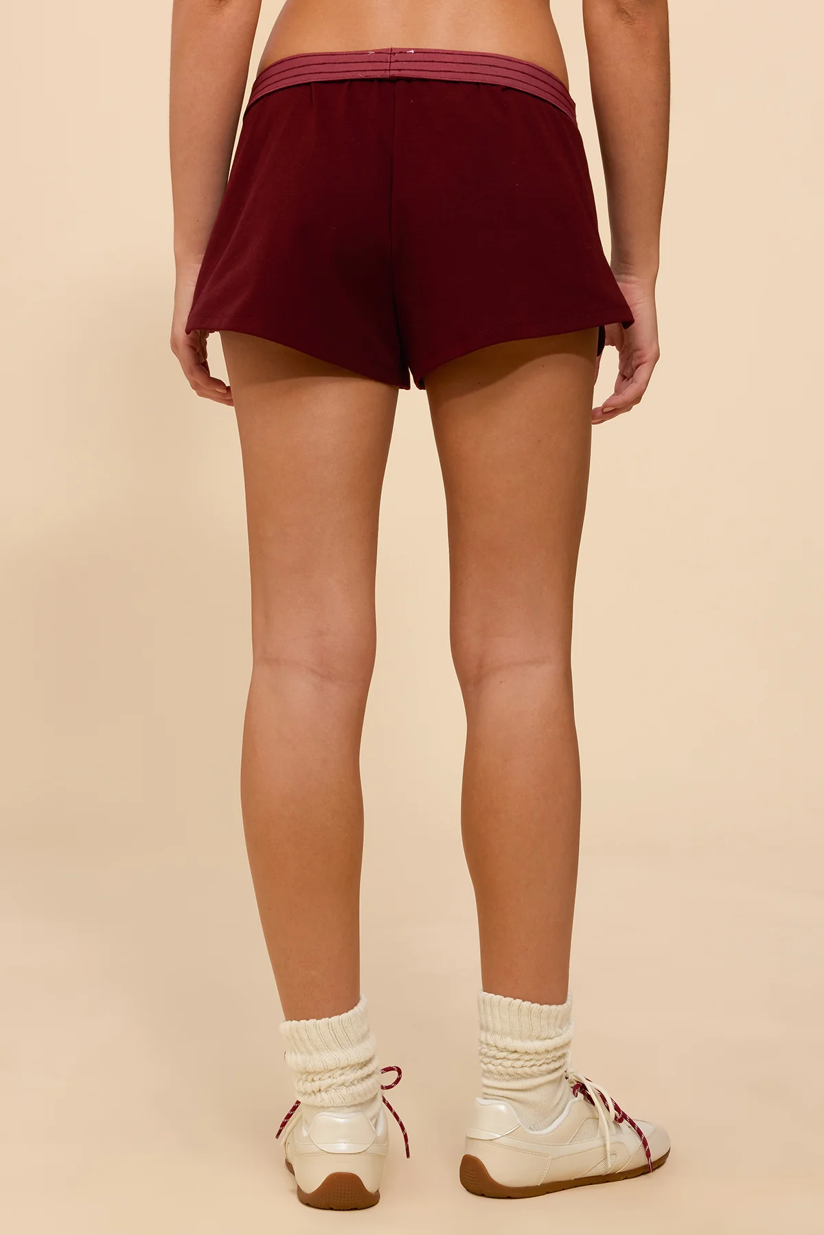 Noemi Stripey Foldover Shorts - Image 5