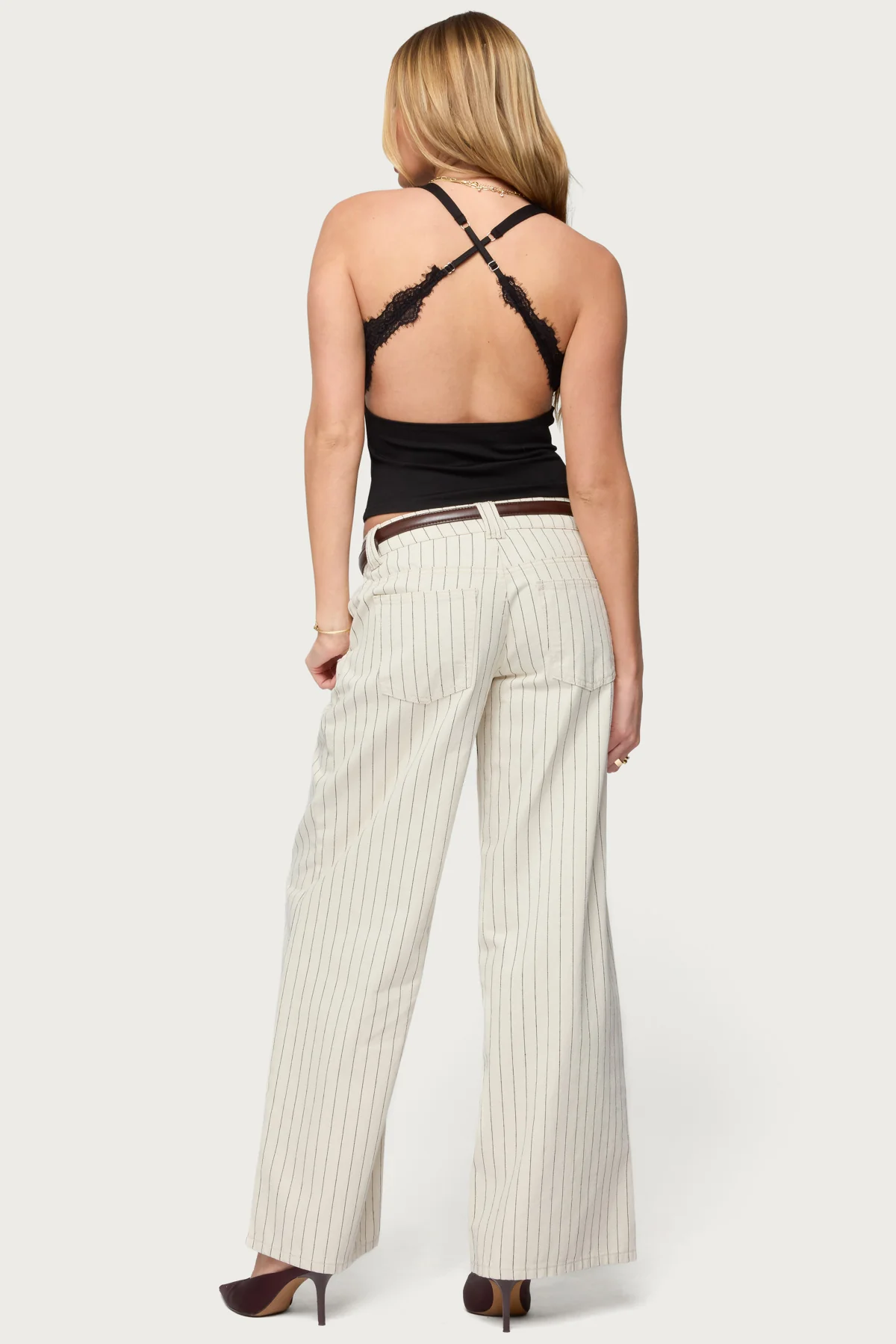 Ranata Lacey Scoop Neck Top - Image 2