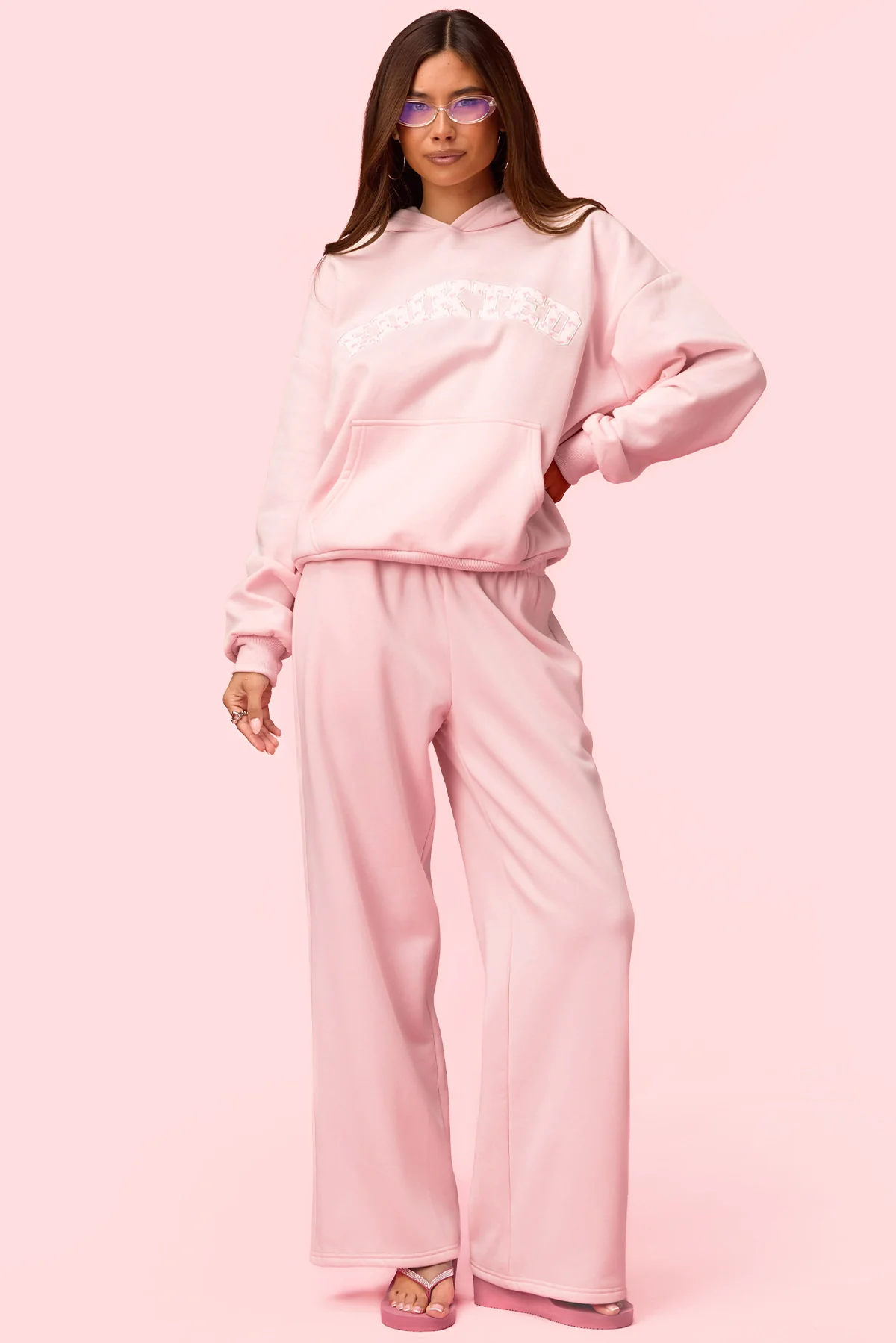 Edikted Hearts Barbie™ Oversized Hoodie - Image 6